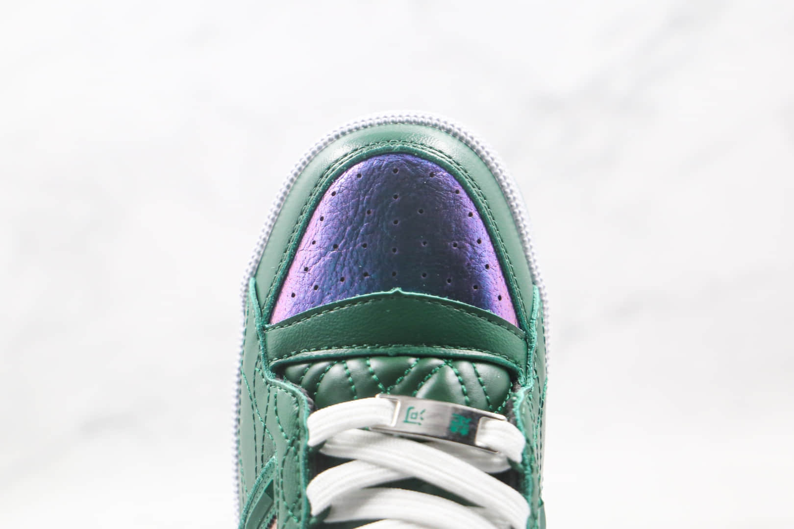 阿迪达斯Adidas Forum Low纯原版本低帮三叶草绿镭射银魔术贴板鞋原盒原标原档案数据开发 货号:H04189