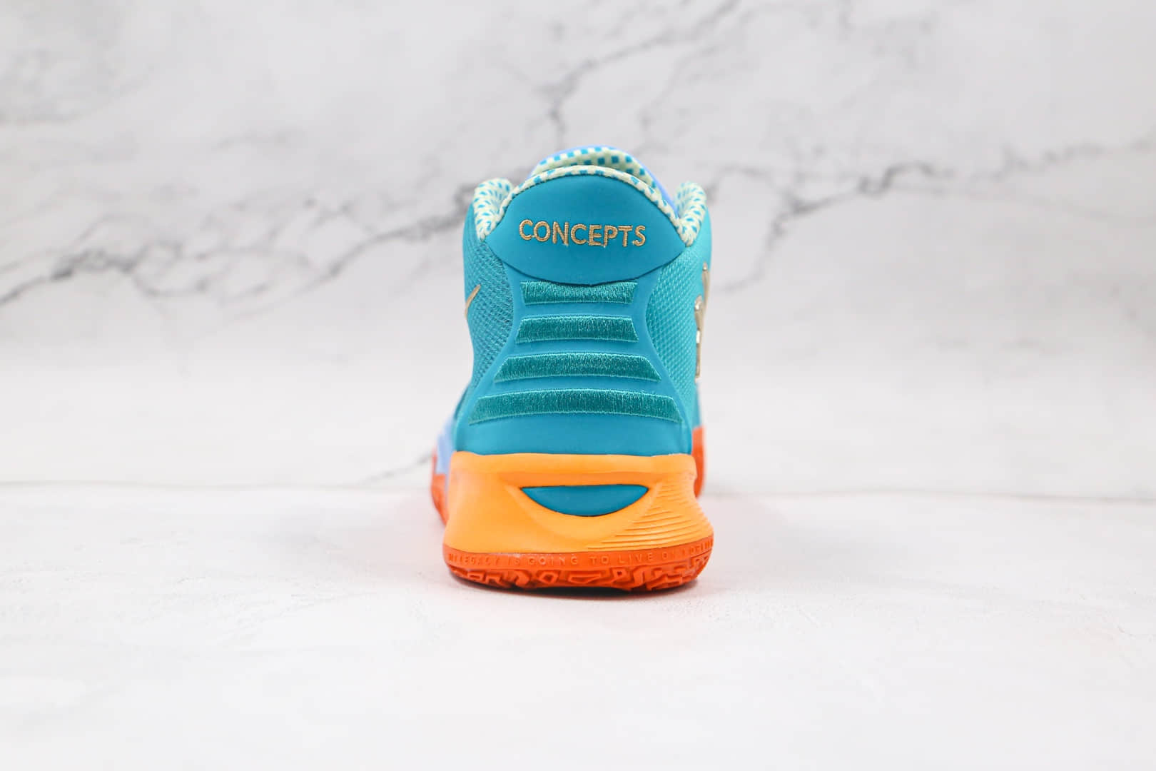 耐克Nike Kyrie 7 Ep纯原版本欧文7代蓝橘色篮球鞋内置气垫支持实战 货号:CT1137-900