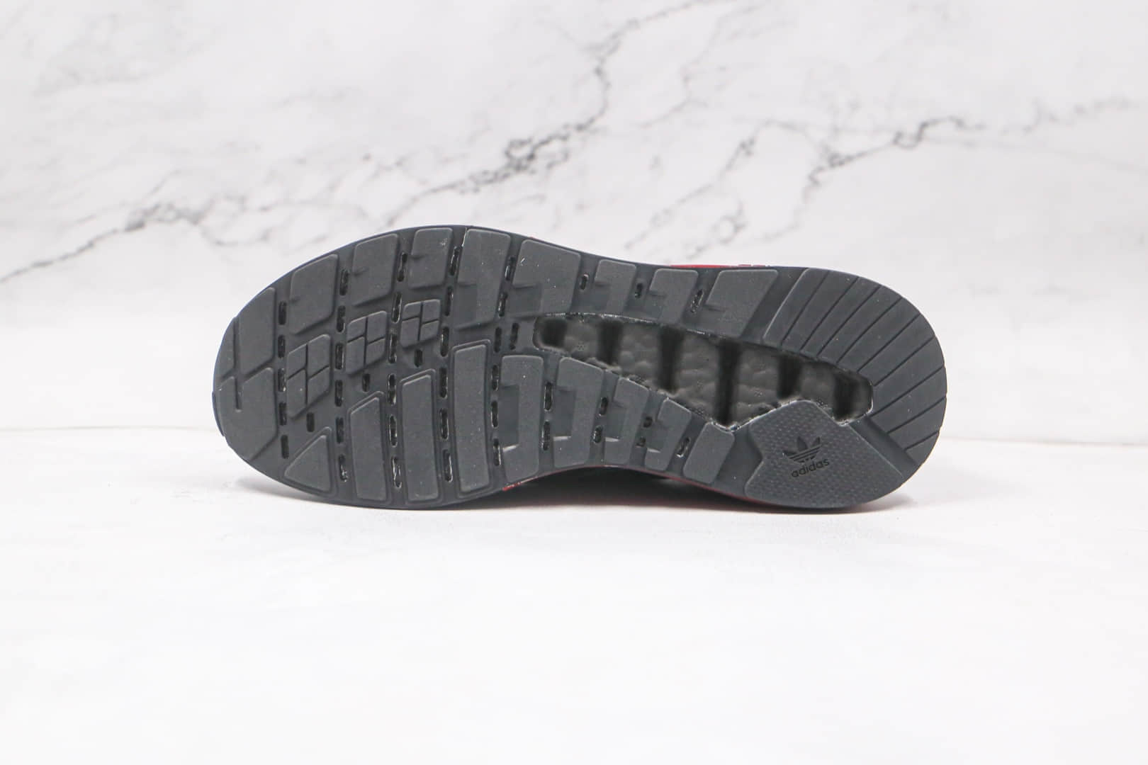 阿迪达斯Adidas ZX 2K BOOST纯原版本三叶草ZX 2K黑红爆米花跑鞋原档案数据开发 货号:FZ4641
