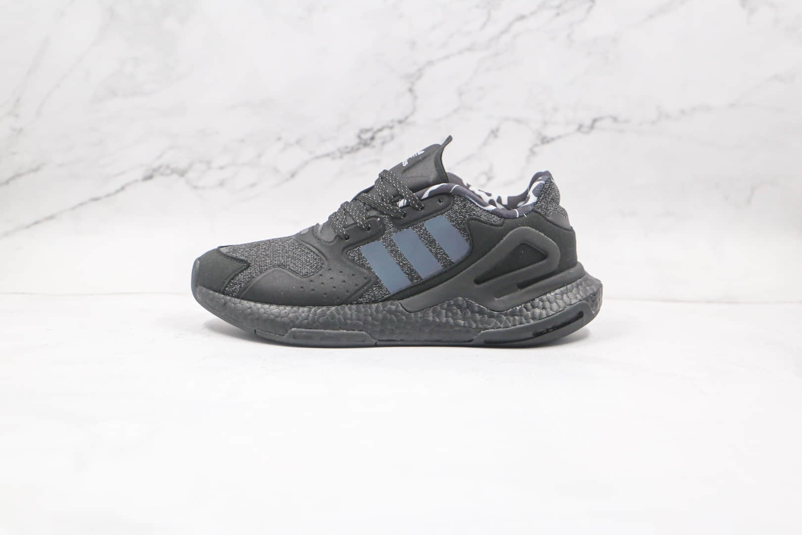 阿迪达斯Adidas Originals 2020 Day Jogger Boost 2020纯原版本三叶草夜行者二代黑满天星爆米花跑鞋原盒原标 (ID:62358) - 图片1