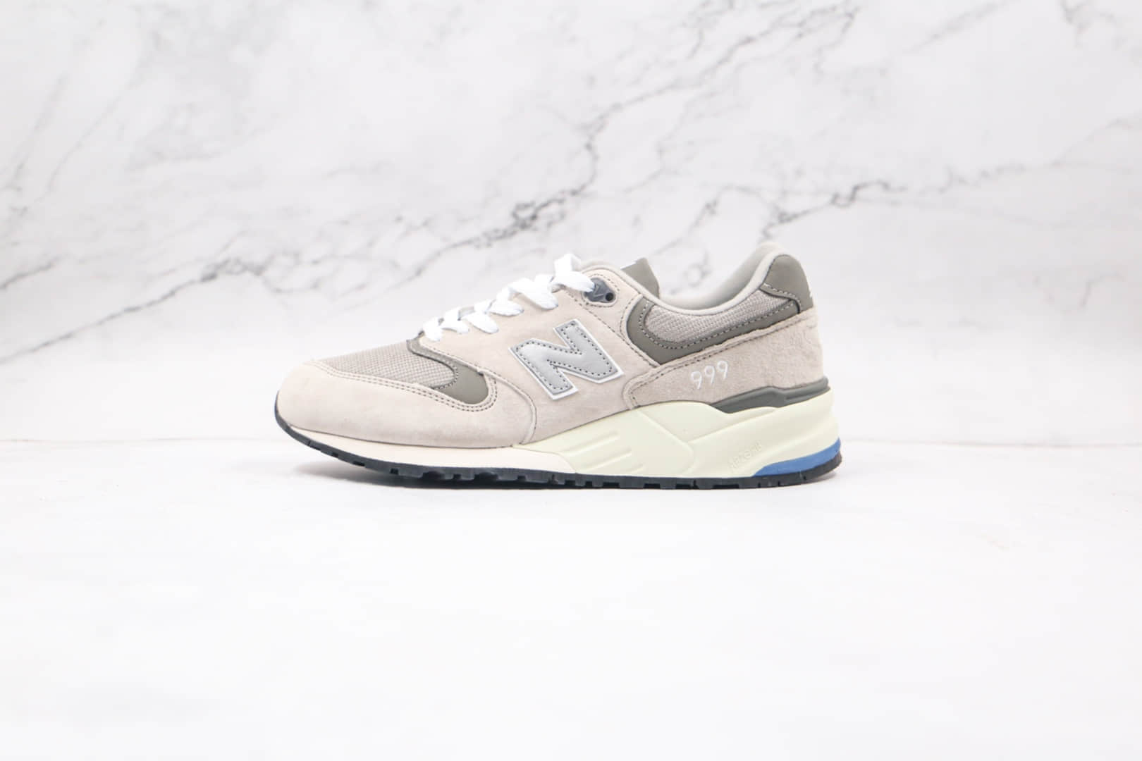 新百伦New Balance 999纯原版本米白色NB999复古慢跑鞋原盒原标 (ID:62374) - 图片1