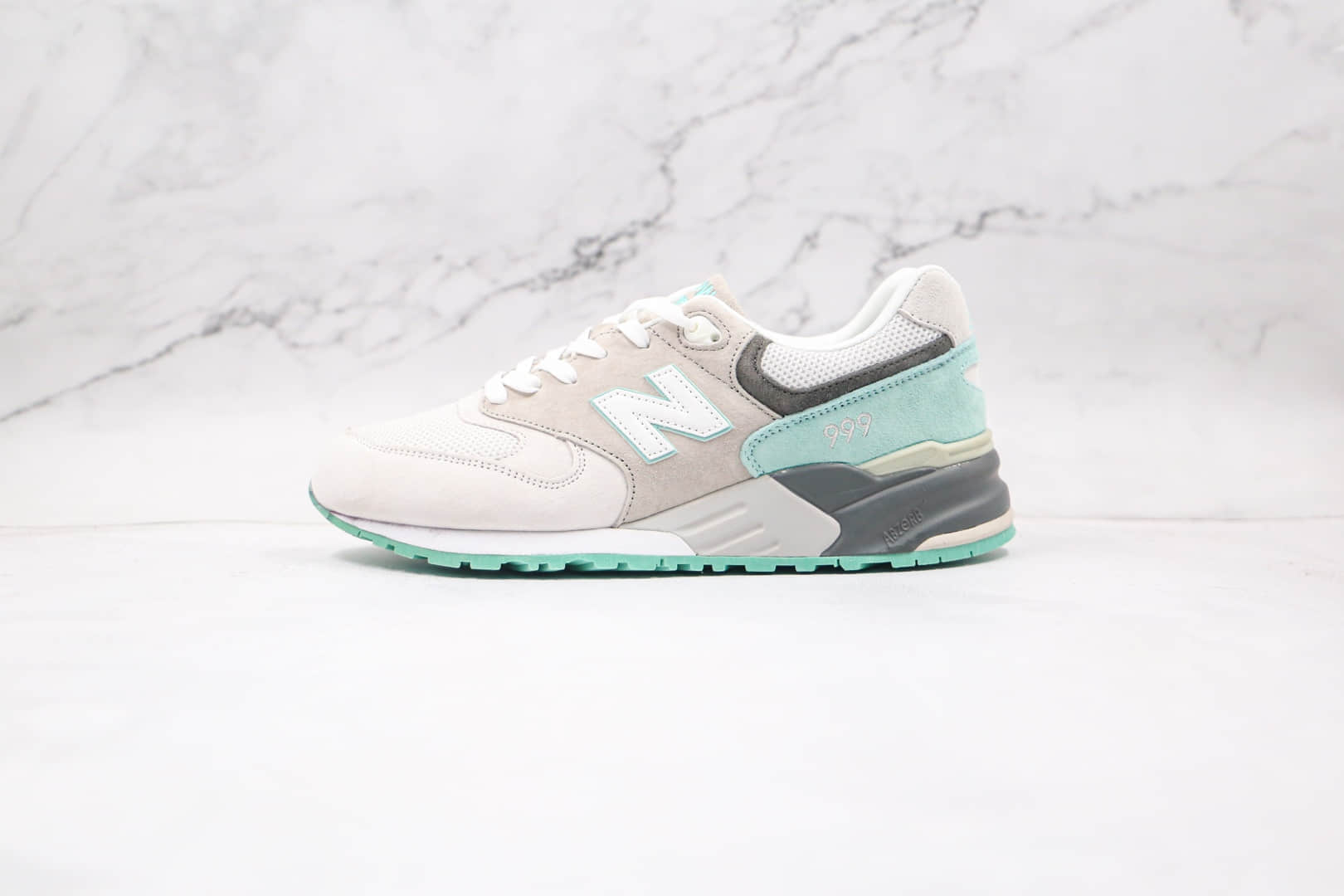 新百伦New Balance 999MG纯原版本复古慢跑鞋NB999灰青色原楦头纸板打造 (ID:62579) - 图片1