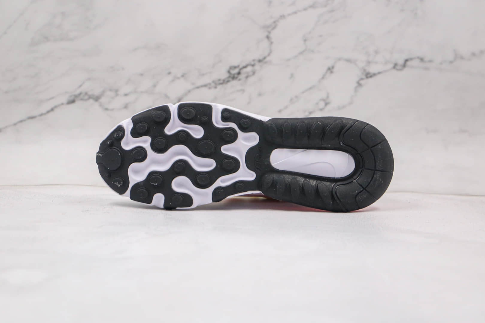 耐克Nike React Air Max 270V2纯原版本半掌气垫Max270白绿色跑鞋原厂真小潘气垫 货号:CV8818-102