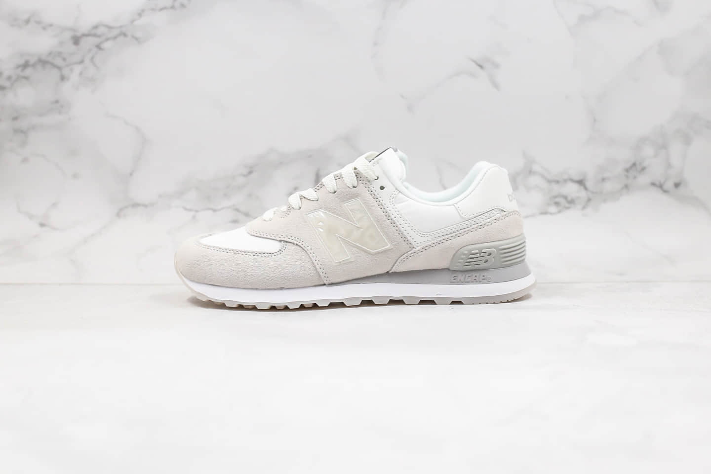 新百伦New Balance 574纯原版本复古慢跑鞋NB570白色原档案数据开发 (ID:62867) - 图片1