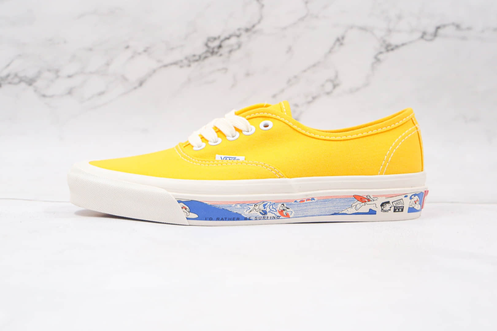 万斯Vans Authentic 44 DX公司级版本低帮安纳海姆敏感内容帆布冲敏感内容图案硫化板鞋原盒原标 (ID:63135) - 图片1