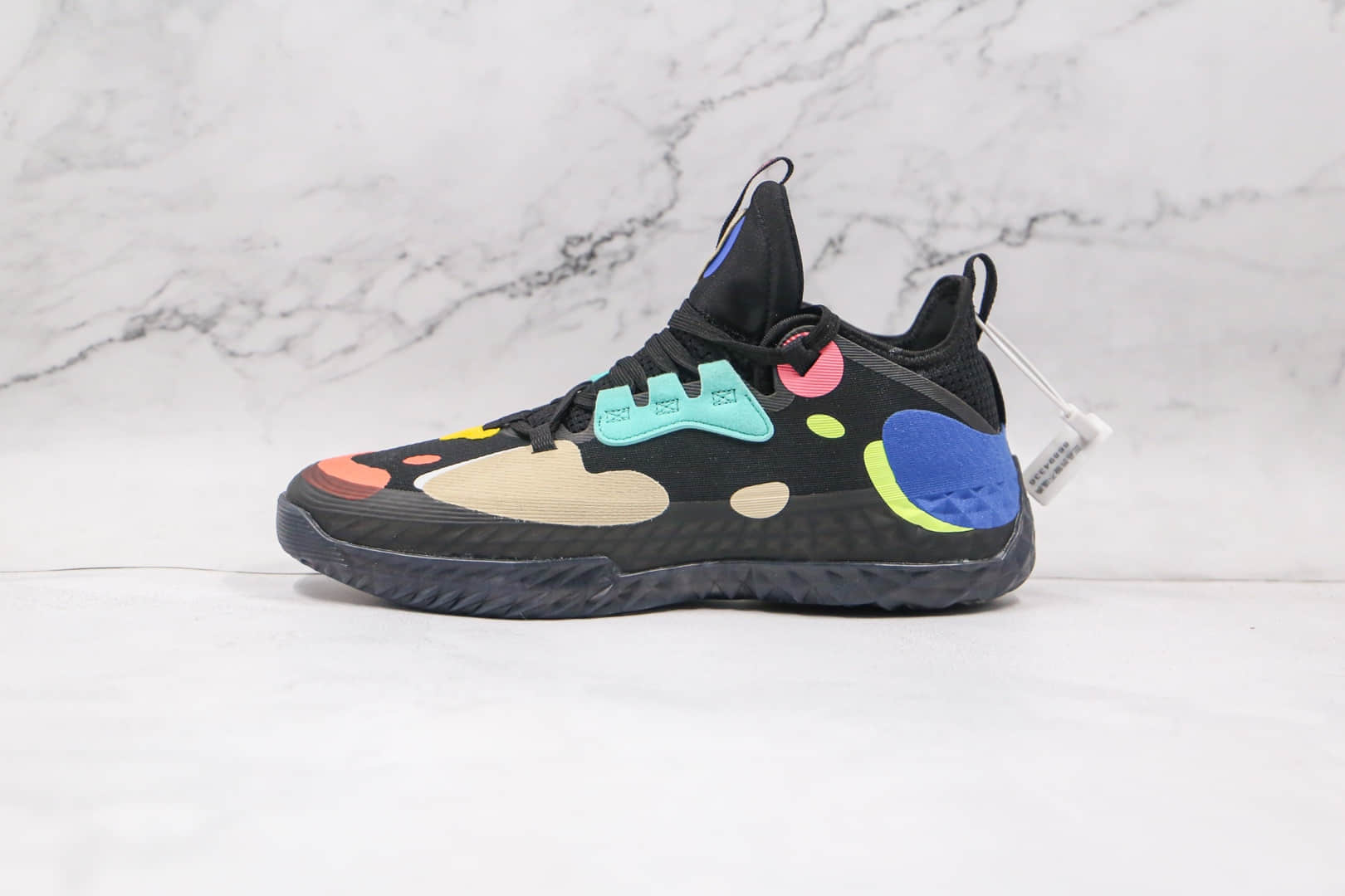 阿迪达斯Adidas Harden Vol.5 Gca纯原版本哈登5代黑色多彩篮球鞋原档案数据开发 货号:FZ1070