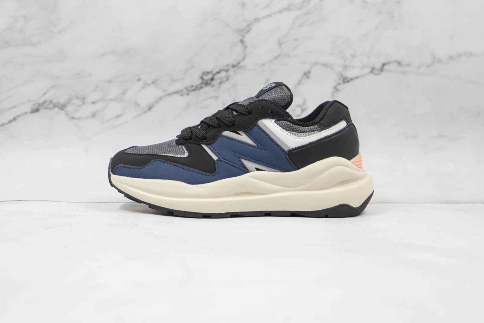 新百伦New Balance 5740纯原版本黑蓝色NB5740复古慢跑鞋原档案数据开发 货号:W5740LB