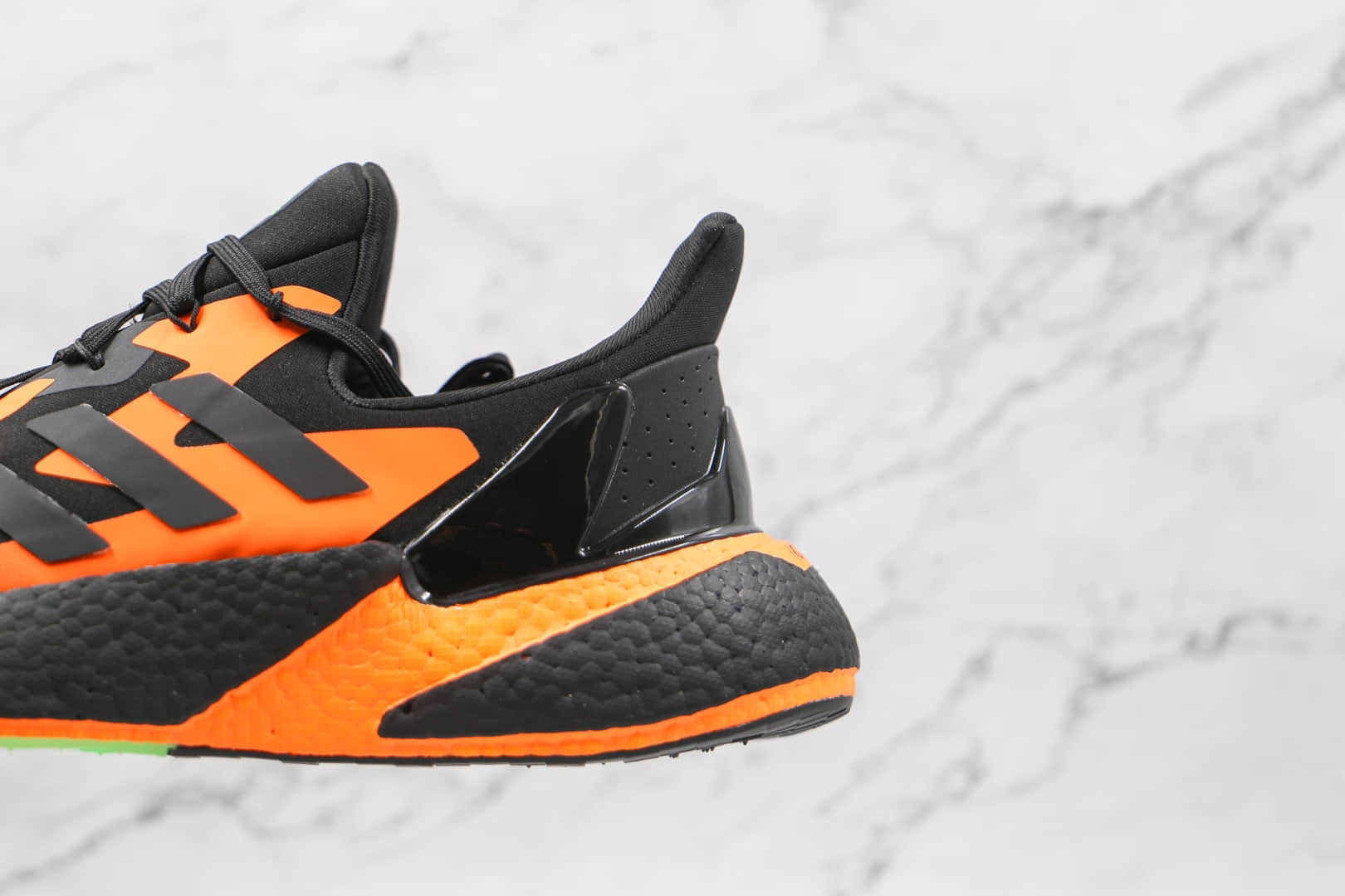 阿迪达斯Adidas X9000L4 Boost纯原版本爆米花X9000L4黑橙色跑鞋原楦头纸板打造 货号:G54885