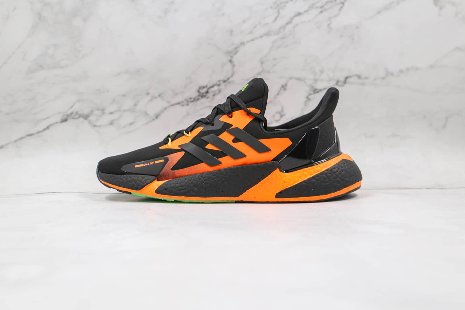 阿迪达斯Adidas X9000L4 Boost纯原版本爆米花X9000L4黑橙色跑鞋原楦头纸板打造 货号:G54885