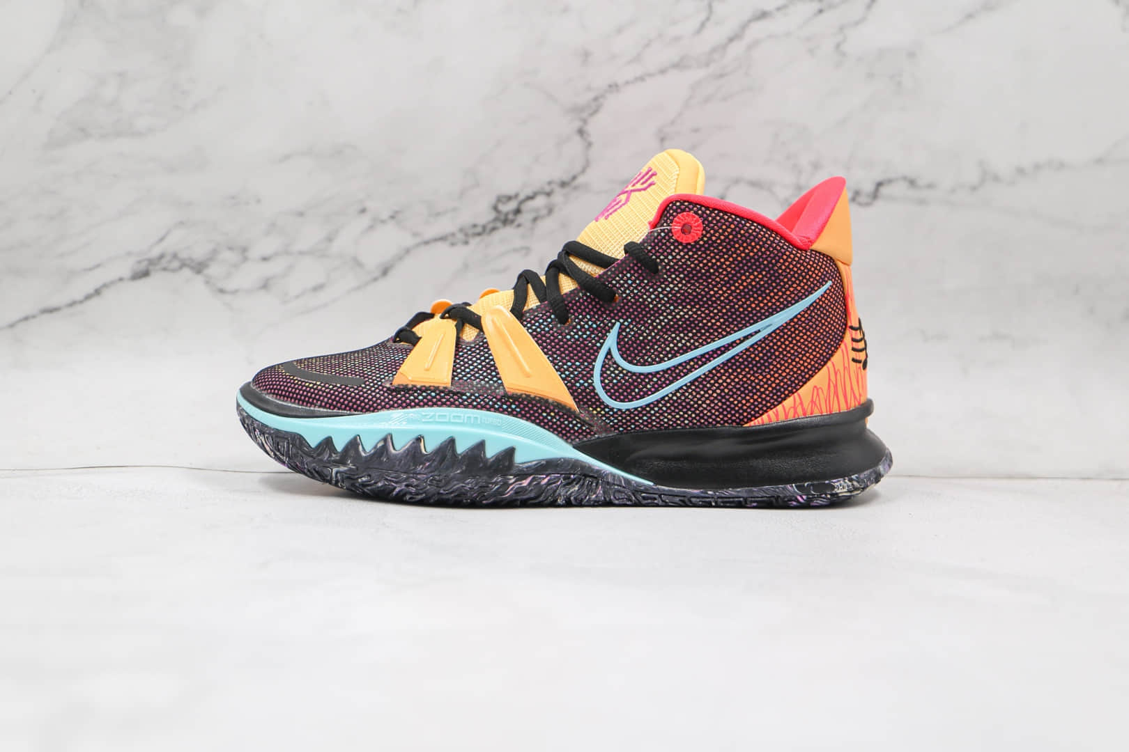 耐克Nike Kyrie 7 RAYGUNS纯原版本欧文7代外星人联名款实战篮球鞋内置气垫支持实战 (ID:63528) - 图片1