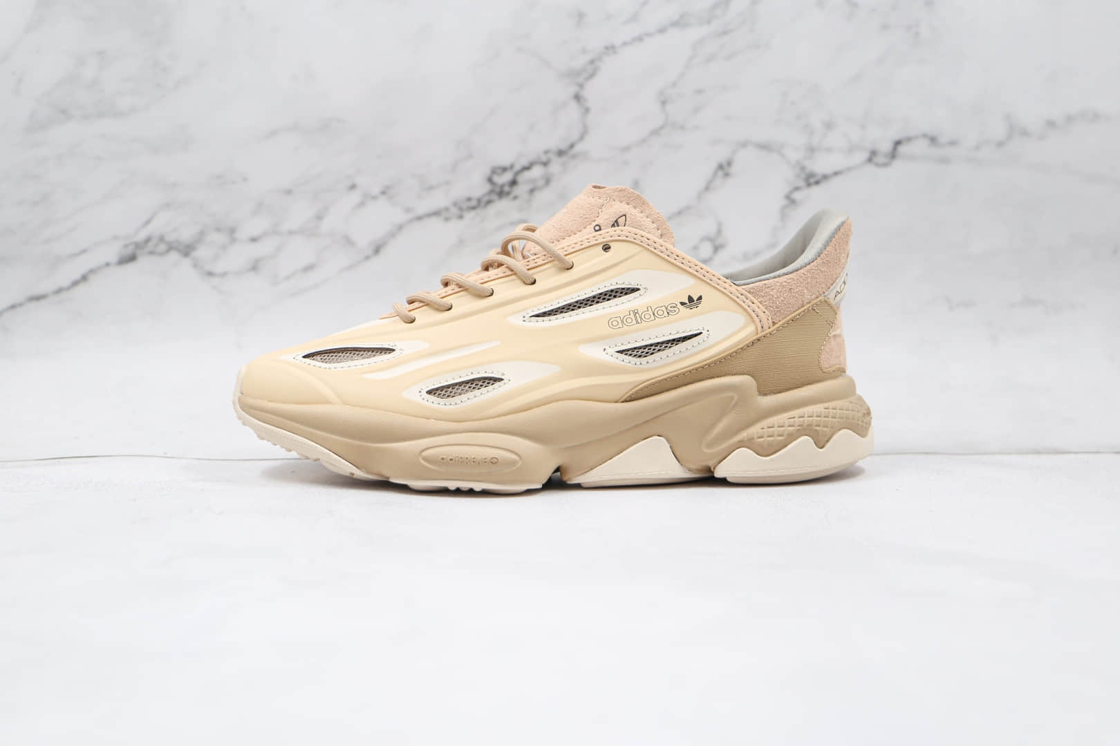 阿迪达斯Adidas Ozweego adiPENE纯原版本水管老爹鞋2.0皮面土敏感内容老爹鞋原楦头纸板打造 货号:GZ7280