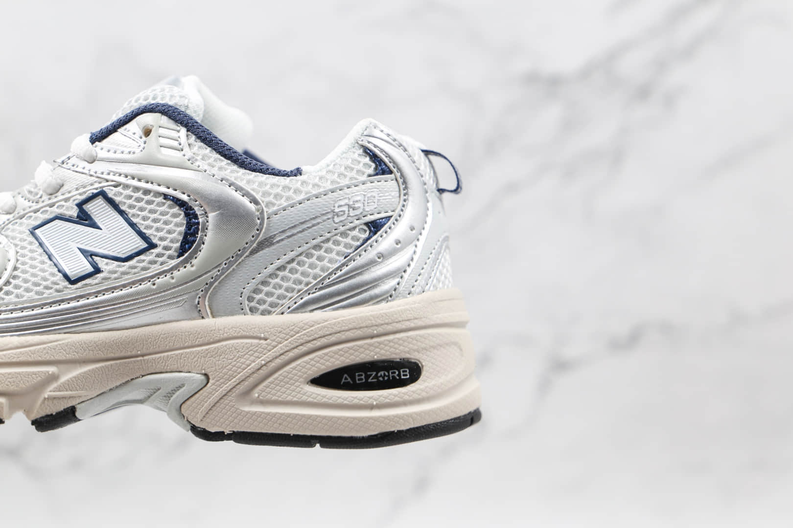新百伦New Balance 530纯原版本复古慢跑鞋NB530银灰色老爹鞋原盒原标 货号:MR530KA