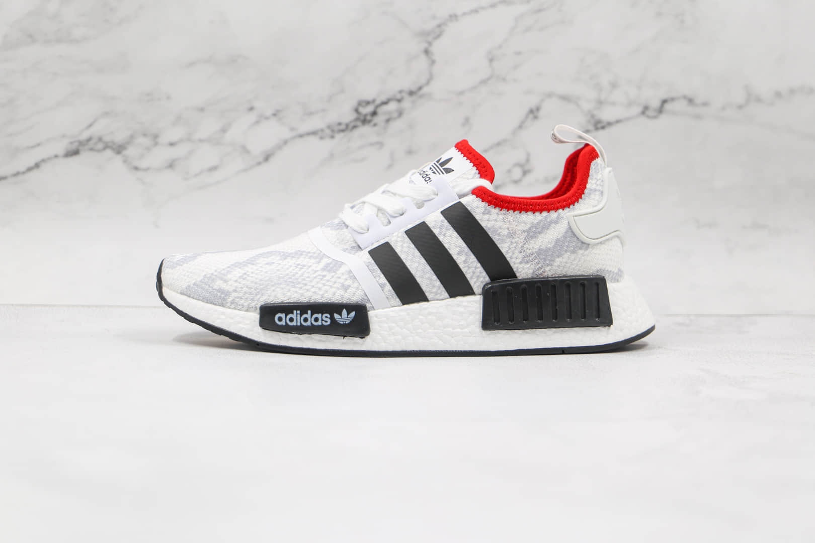 阿迪达斯adidas Originals NMD_R1 Suede Grey Black Bule纯原版本三叶草爆米花NMD黑白红色跑鞋原档案数据开发 (ID:64021) - 图片1
