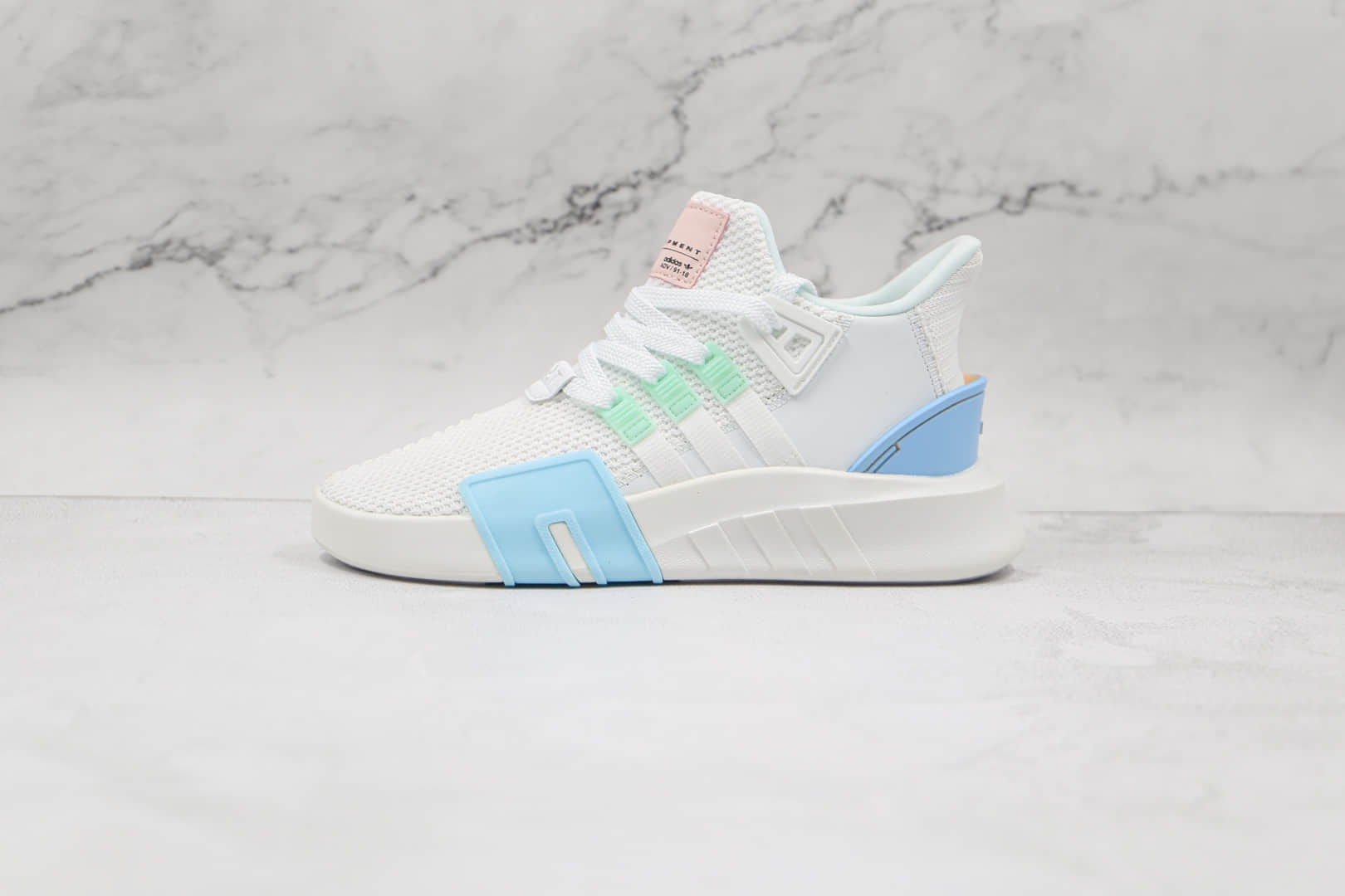 阿迪达斯Adidas EQT BASK ADV纯原版本三叶草支撑者系列白蓝粉敏感内容鸳鸯阴阳复古慢跑鞋原档案数据开发 (ID:64279) - 图片1