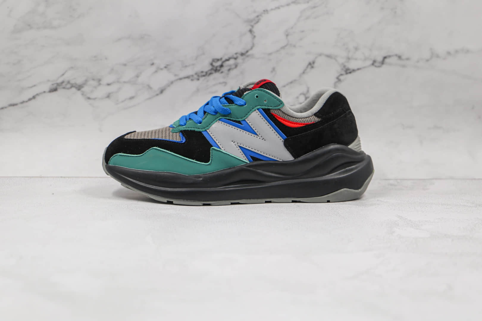 新百伦New Balance 5740纯原版本网面黑蓝色NB5740复古慢跑鞋原档案数据开发 (ID:64475) - 图片1