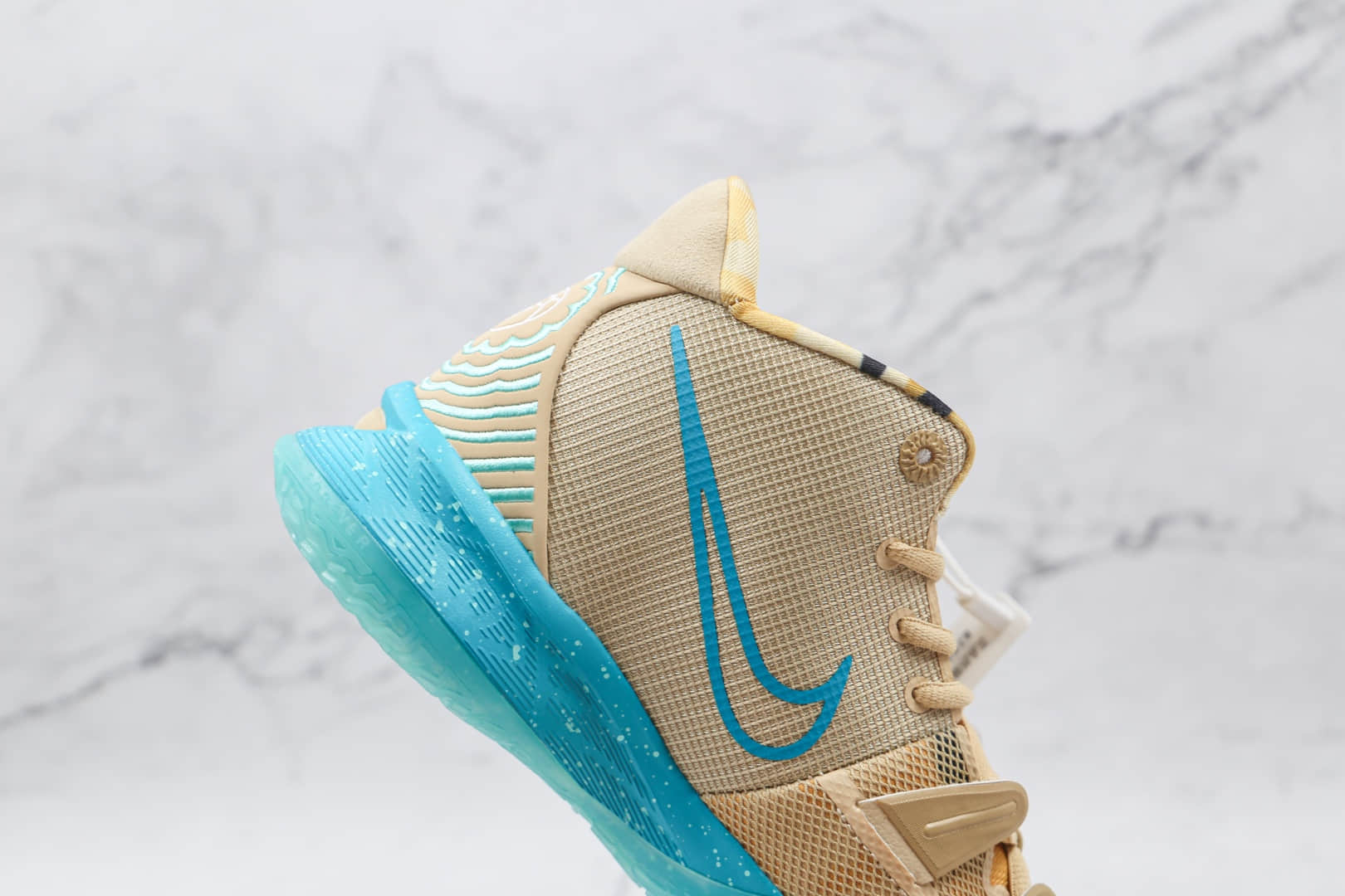 耐克Nike Kyrie 7 HorusEP x Concepts联名款纯原版本欧文7代黄蓝夏日配色篮球鞋内置气垫支持实战 货号:CT4080-207