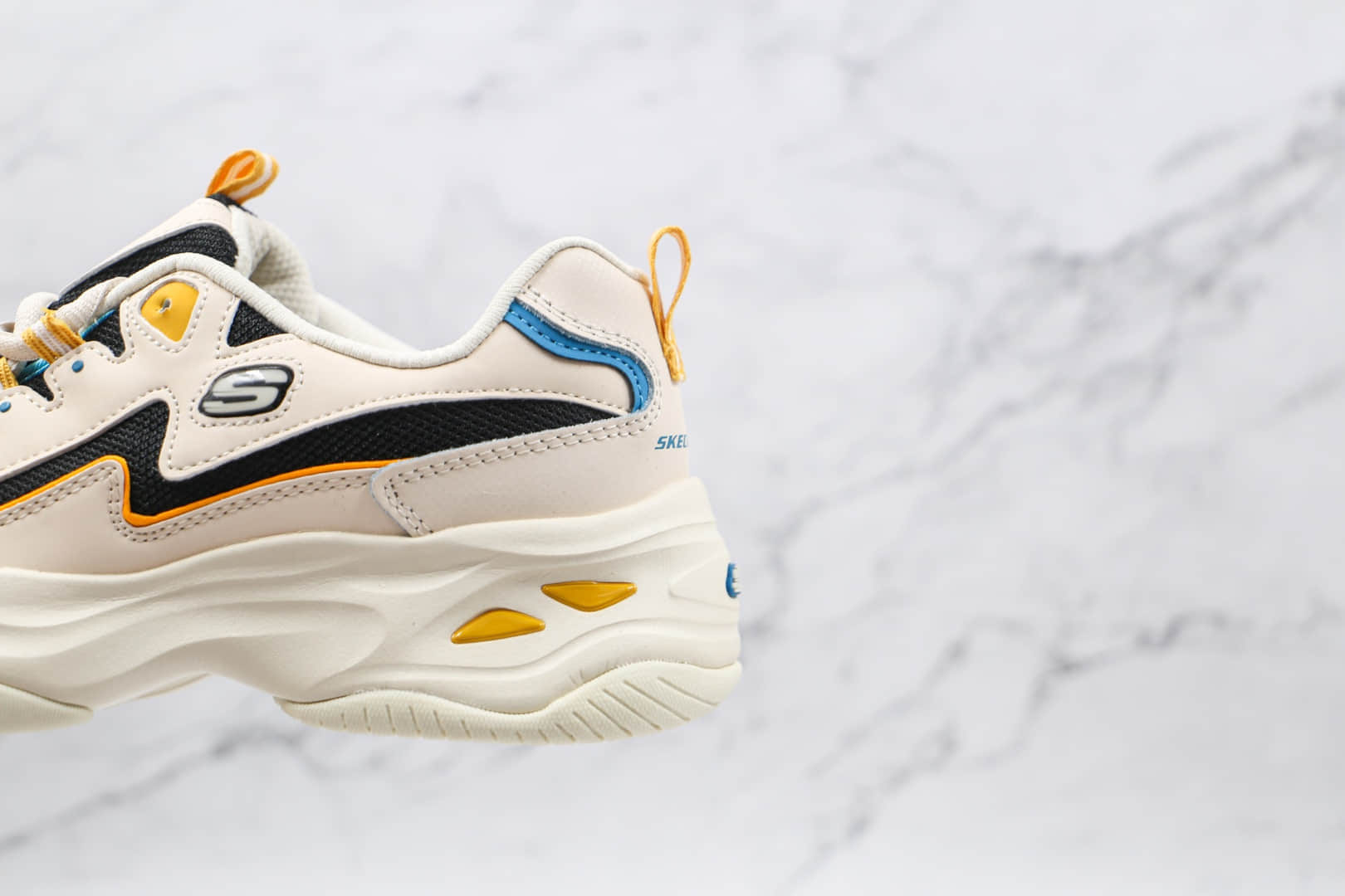 斯凯奇Skechers D'Lites SureThing纯原版本白黑敏感内容熊猫老爹鞋原盒原标
