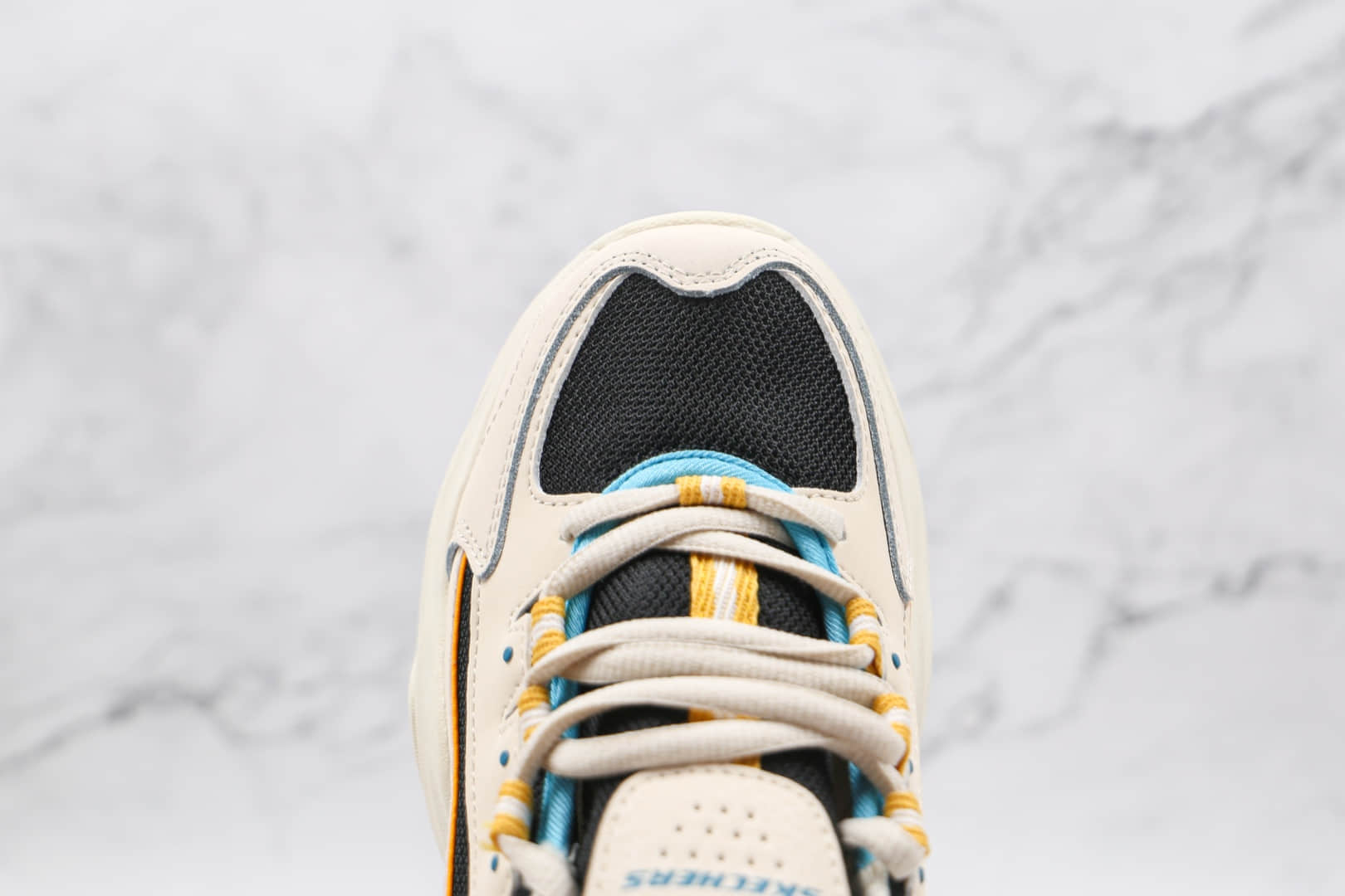 斯凯奇Skechers D'Lites SureThing纯原版本白黑敏感内容熊猫老爹鞋原盒原标
