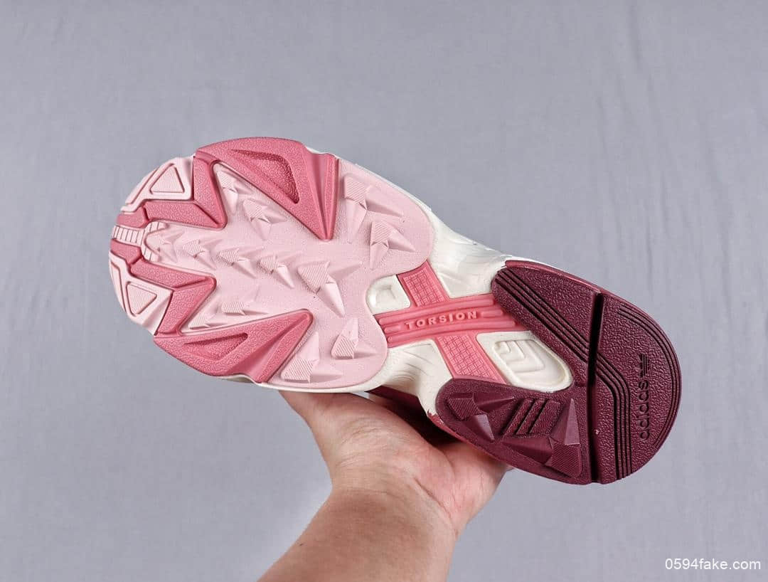 阿迪达斯Adidas Originals Falcon公司级复古运动透气老爹鞋杨幂Angela baby同款 货号:EG5648