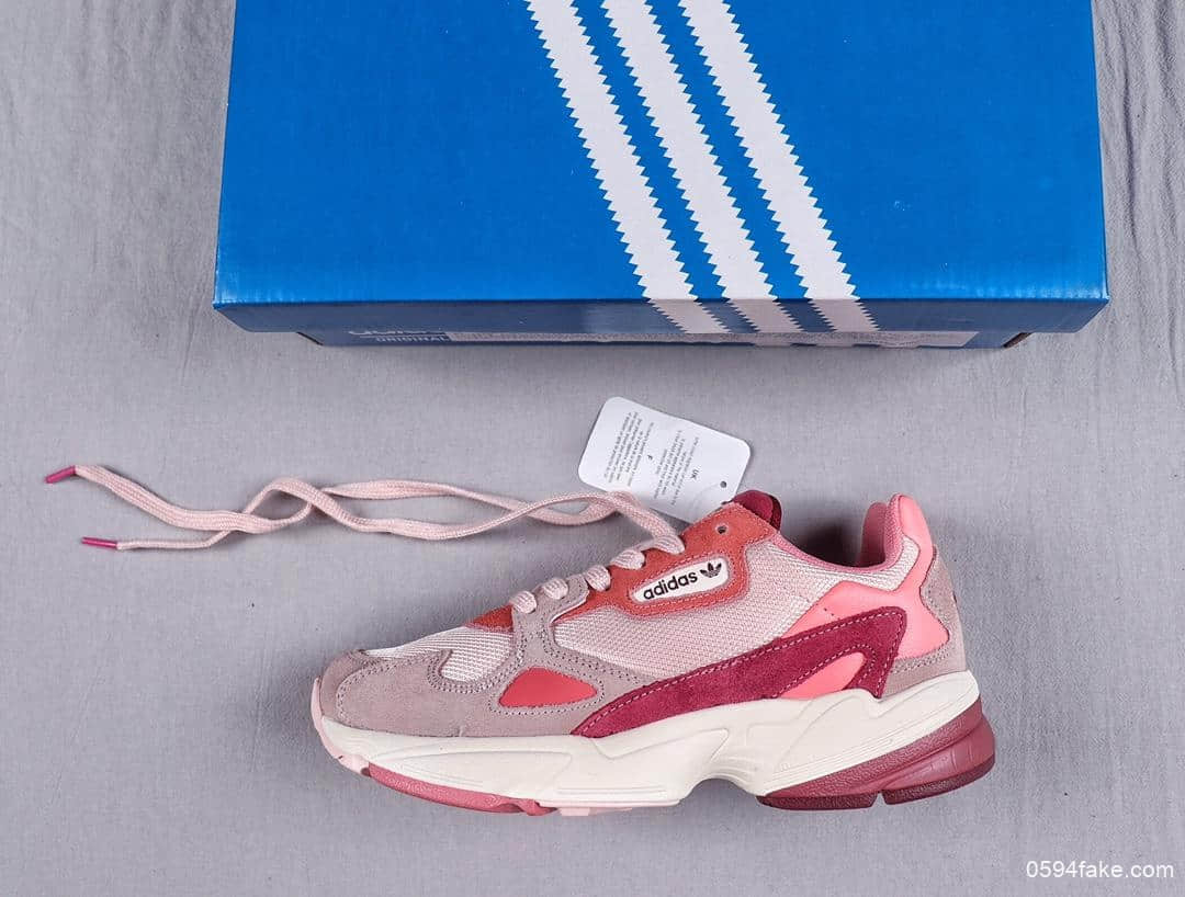 阿迪达斯Adidas Originals Falcon公司级复古运动透气老爹鞋杨幂Angela baby同款 货号:EG5648