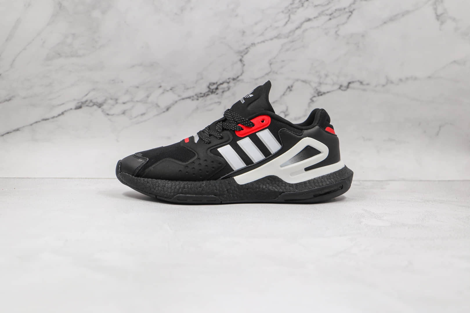 阿迪达斯Adidas Day Jogger 2020 Boost纯原版本夜行者二代黑白红色陈奕迅同款爆米花跑鞋原鞋开模一比一打造 货号:GZ2717