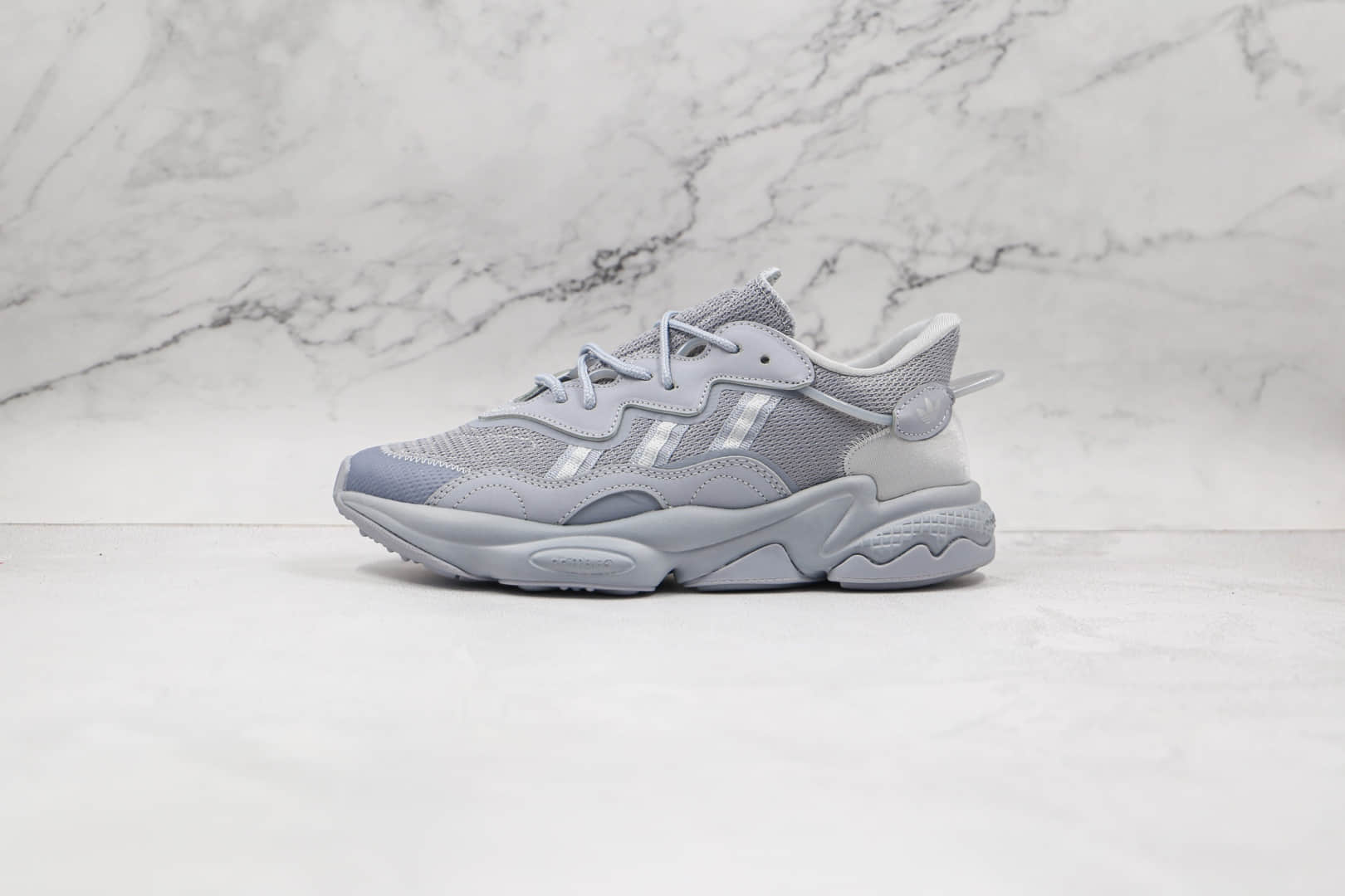 阿迪达斯Adidas OZWEEGO2020纯原版本三叶草3M灰蓝色水管老爹鞋原盒原标 (ID:64787) - 图片1