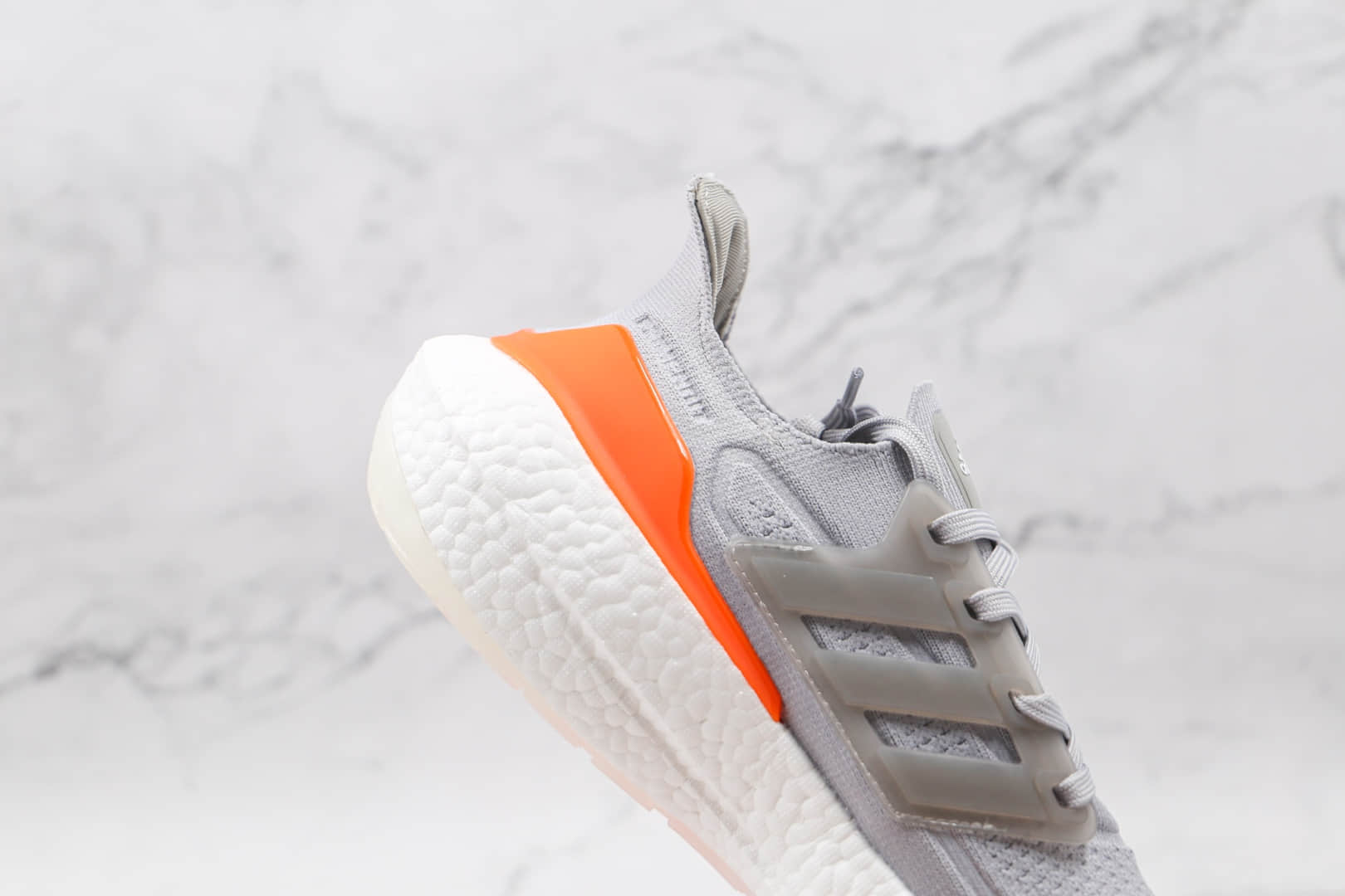 阿迪达斯Adidas ultra boost 2021纯原版本灰橙色UB7.0爆米花跑鞋原档案数据开发 货号:FY0379