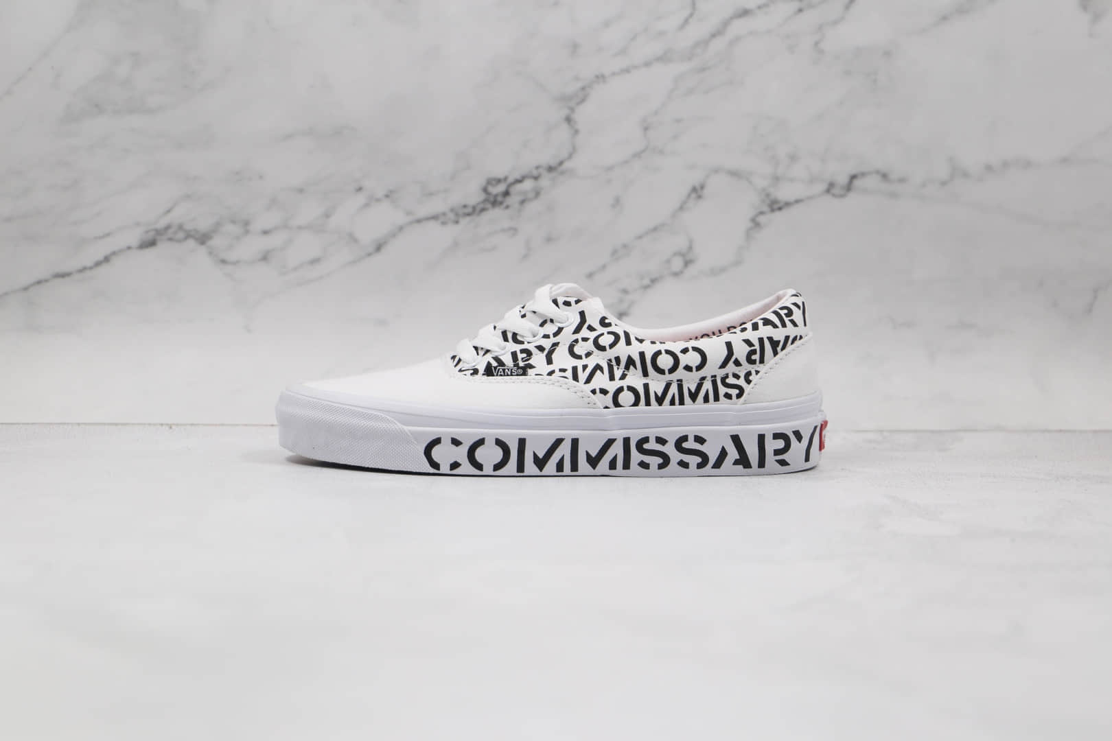 万斯Vans Commissary公司级版本安纳海姆系列白黑色字母印花板鞋原厂硫化大底 (ID:64955) - 图片1