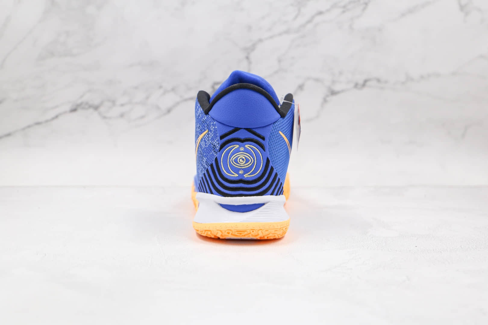 耐克Nike Kyrie 7 Sisterhood欧文7代蓝橙色实战篮球鞋原楦头纸板打造 货号:CQ9327-400