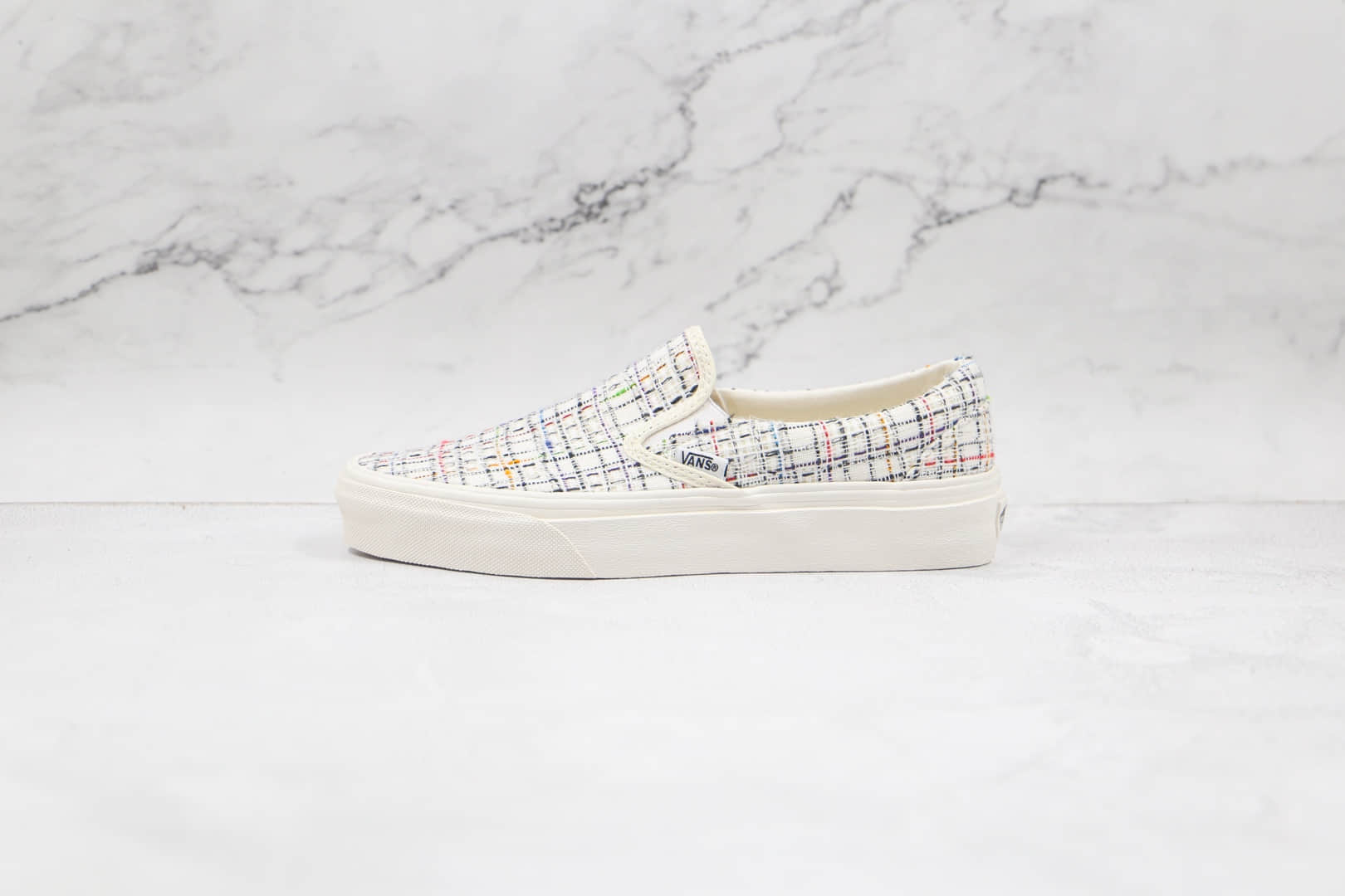 万斯Vans Authentic 44 DX公司级版本高定系列懒人一脚蹬小香风低帮帆布板鞋奶白色原楦开发 (ID:65290) - 图片1