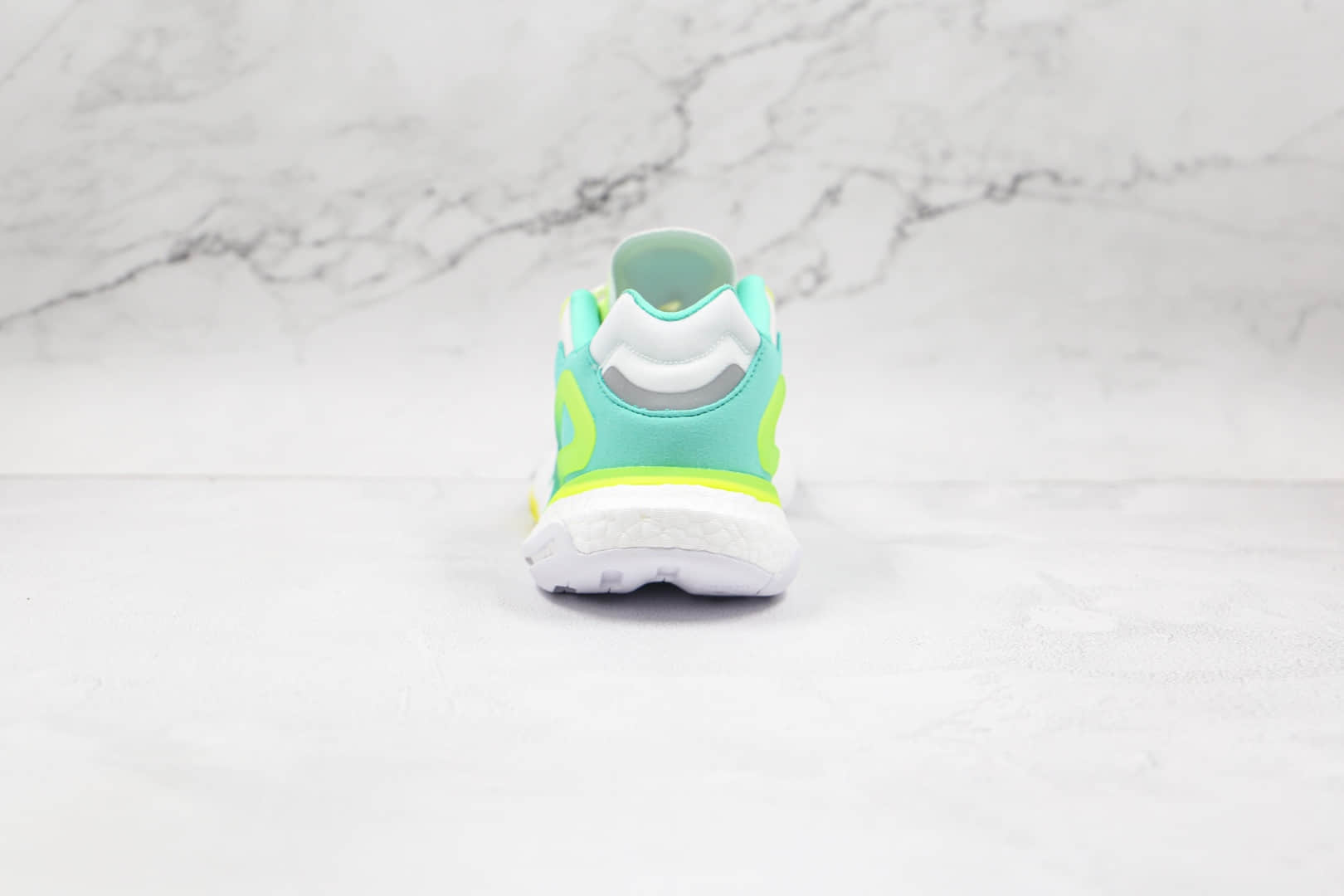 阿迪达斯Adidas Day Jogger 2021 Boost纯原版本夜行者二代陈奕迅同款爆米花复古跑鞋白绿色原鞋开模 货号:GW4913