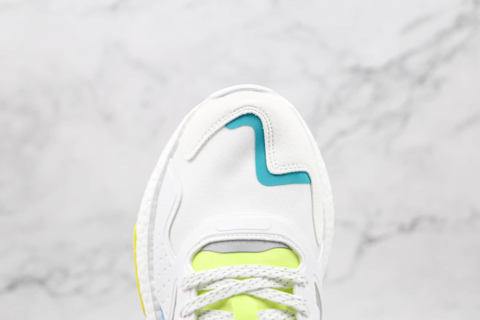 阿迪达斯Adidas Day Jogger 2021 Boost纯原版本夜行者二代陈奕迅同款爆米花复古跑鞋白绿色原鞋开模 货号:GW4913