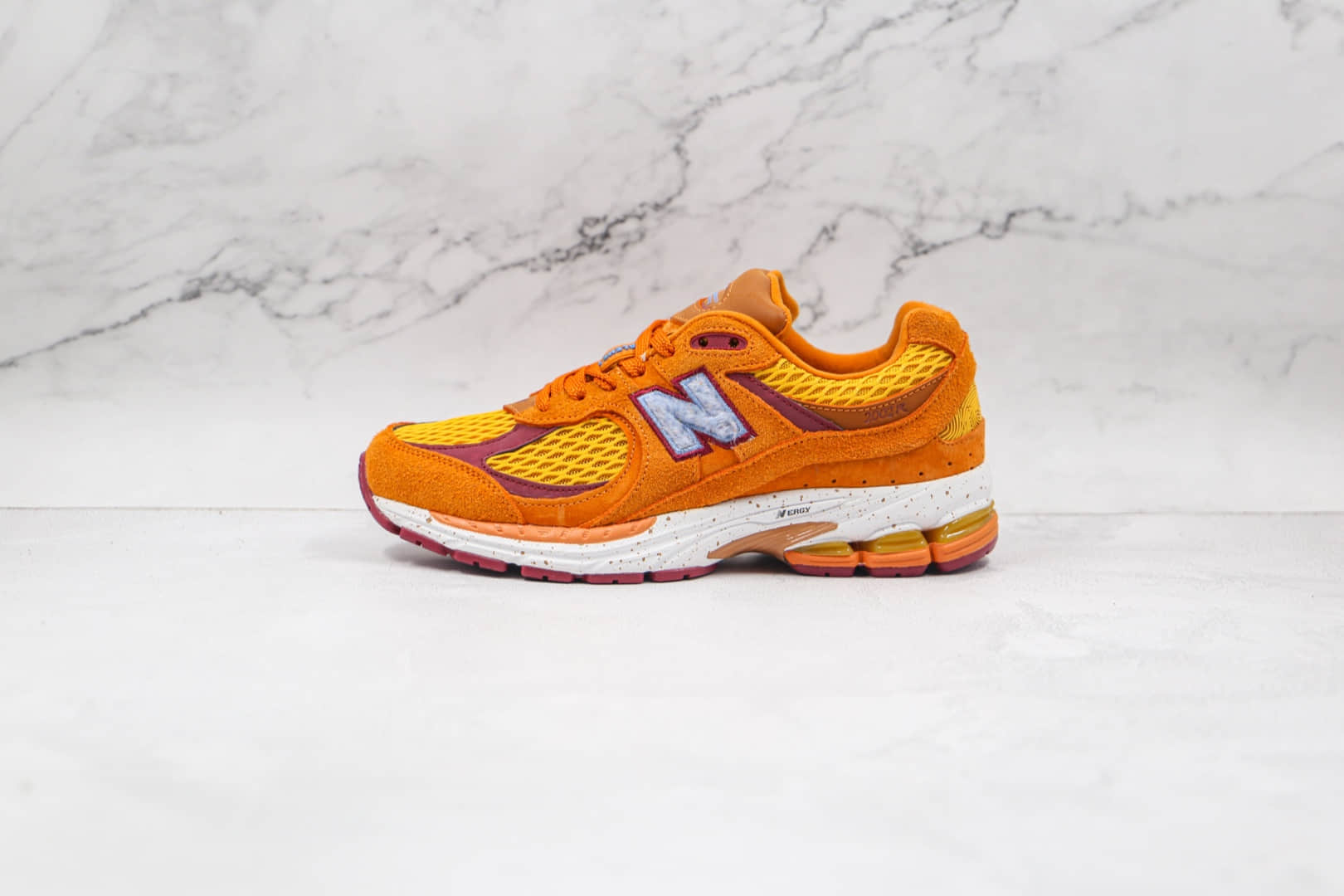 新百伦New Balance x SaleheBembury WL2002公司级版本联名款NB复古跑鞋橙色原档案数据开发 (ID:65414) - 图片1
