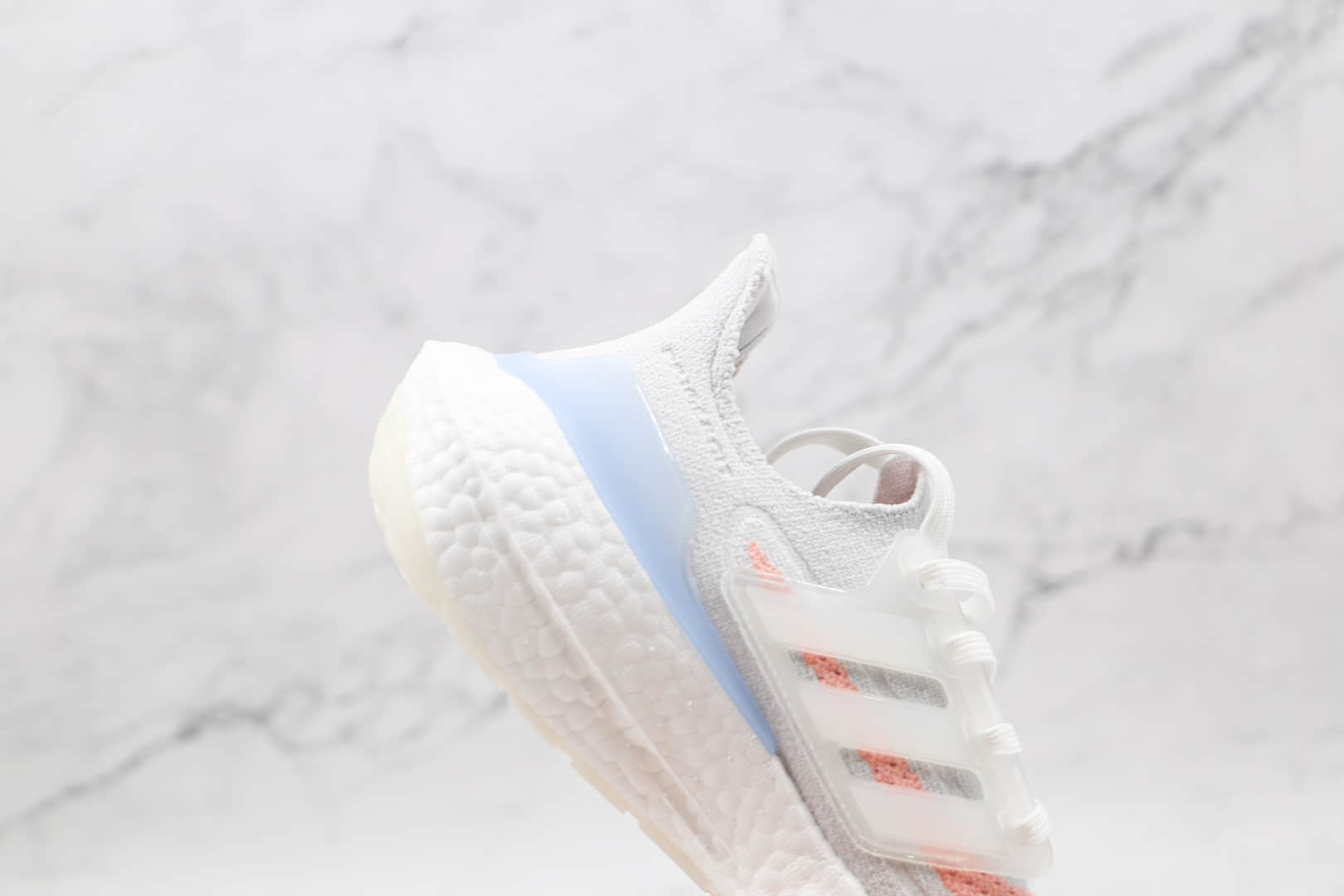 阿迪达斯adidas ultra boost 2021纯原版本爆米花UB7.0白蓝橙色跑鞋原档案数据开发 货号：FY0396