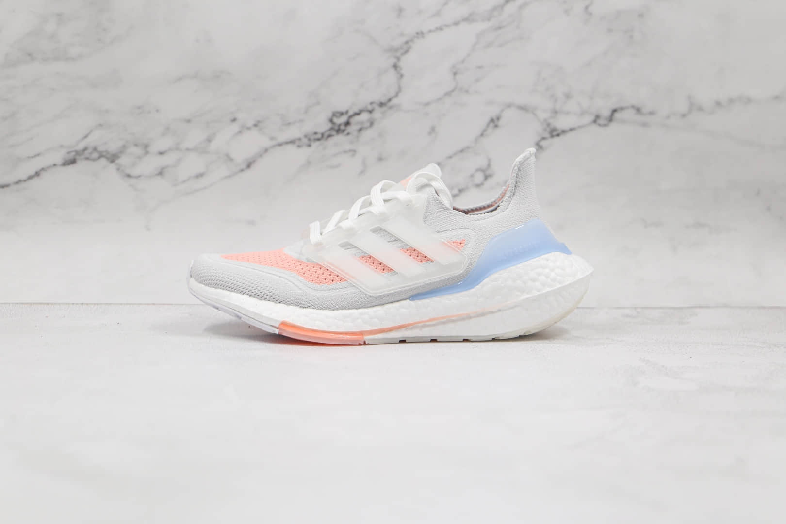 阿迪达斯adidas ultra boost 2021纯原版本爆米花UB7.0白蓝橙色跑鞋原档案数据开发 (ID:65524) - 图片1