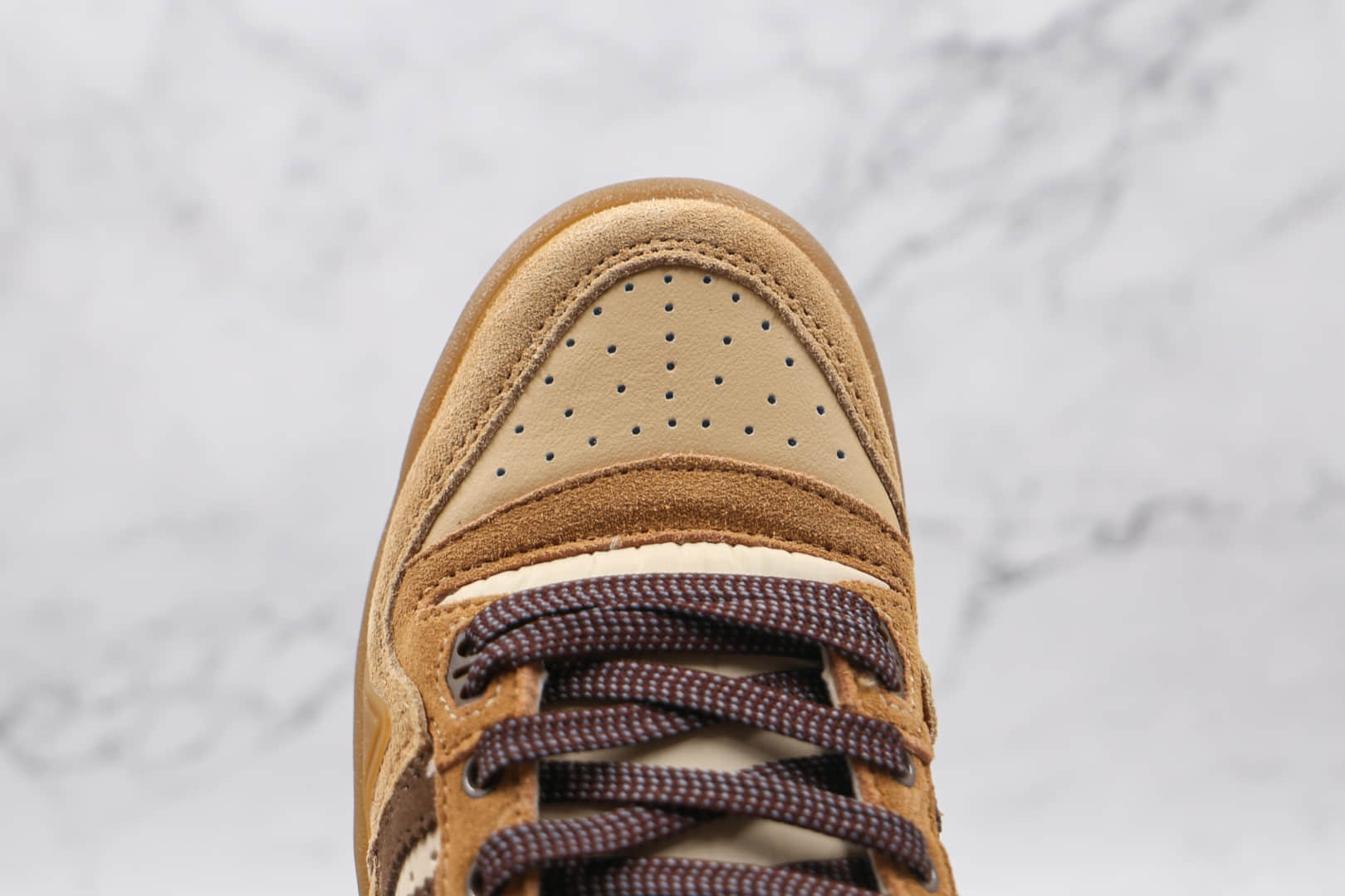 阿迪达斯adidas Forum Buckle Low The First Café x Bad Bunny联名款纯原版本复古小麦色板鞋原楦头纸板打造 货号:GW0264