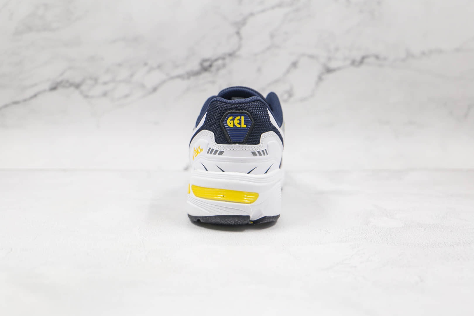 亚瑟士ASICS GEL-1090纯原版本白深蓝敏感内容复古跑鞋原楦头纸板打造 货号:1021A275-400