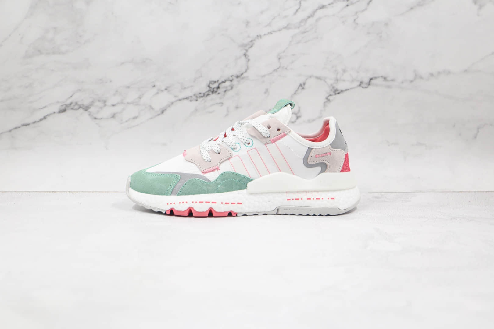 阿迪达斯Adidas Nite Jogger 2019 Boost纯原版本夜行者一代灰绿色爆米花跑鞋原楦头纸板打造 (ID:65951) - 图片1