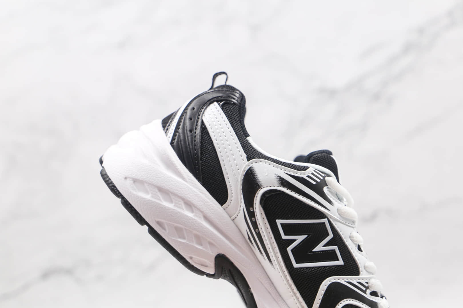 新百伦New Balance 530纯原版本复古NB530白黑色网面慢跑鞋原楦头纸板打造 货号:MR530SJ
