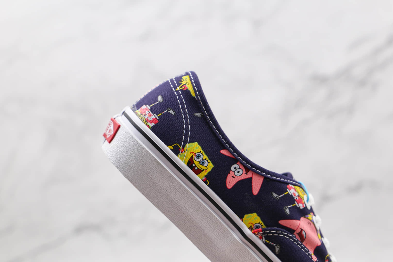 万斯Vans Authentic LX OG x Spongebob海绵宝宝联名款公司级版本暗蓝彩印卡通配色低帮硫化帆布鞋原盒原标 货号:VN0A3WM7YZ1