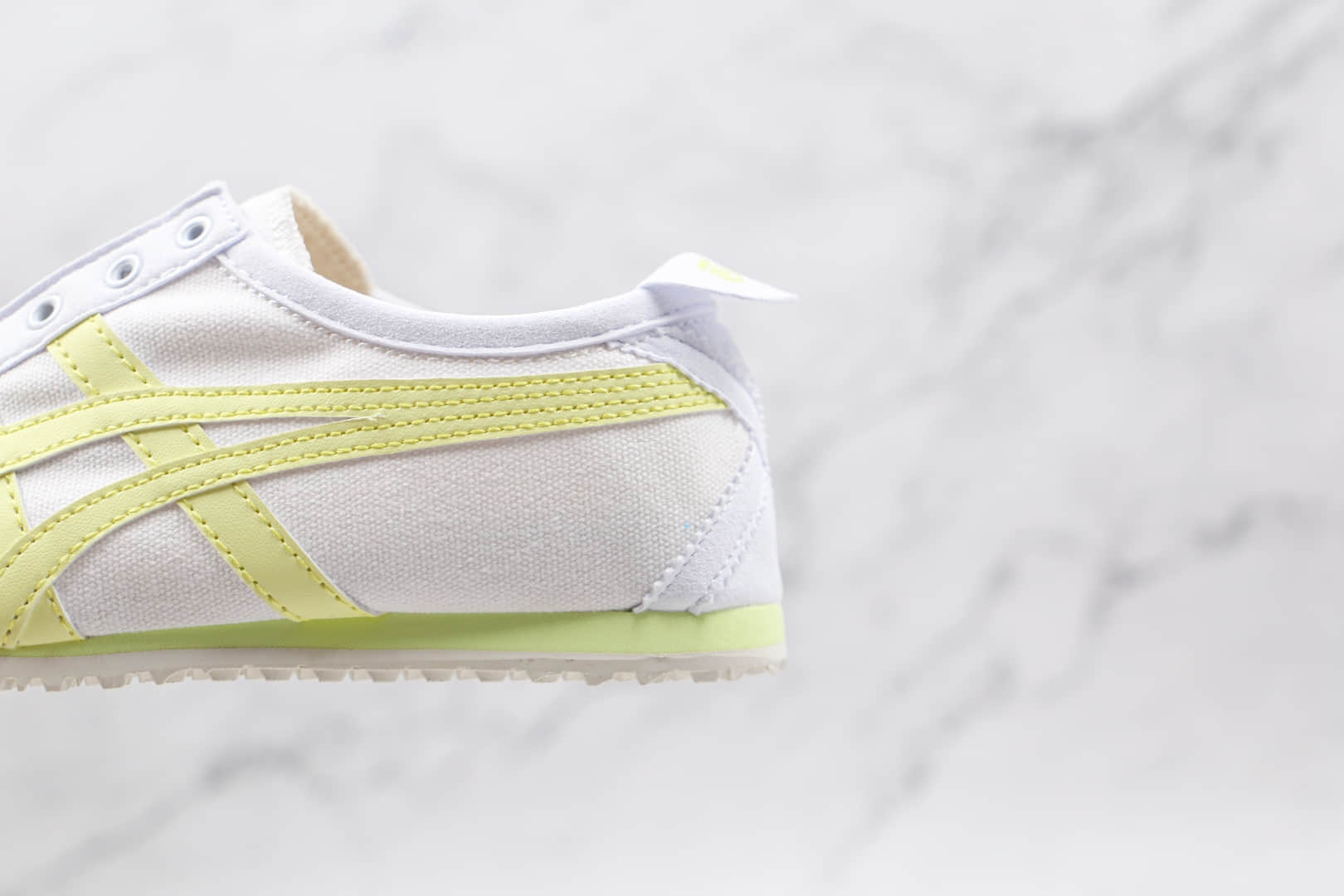 亚瑟士Onitsuka Tiger纯原版本鬼冢虎帆布鞋懒人一脚蹬白敏感内容原装四联吊牌 货号:1183B772-100