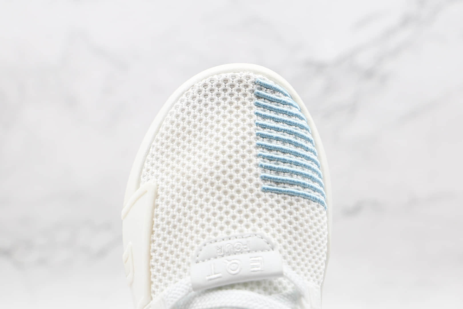 阿迪达斯Adidas EQT BASK ADV纯原版本三叶草支撑者系列白蓝色针织EQT慢跑鞋原档案数据开发 货号:AC7354