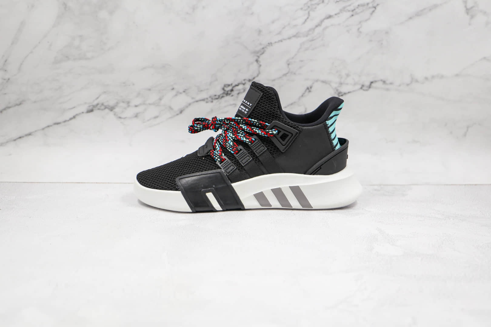 阿迪达斯Adidas EQT BASK ADV纯原版本三叶草支撑者系列黑绿色EQT慢跑鞋原楦头纸板打造 货号:CQ2993