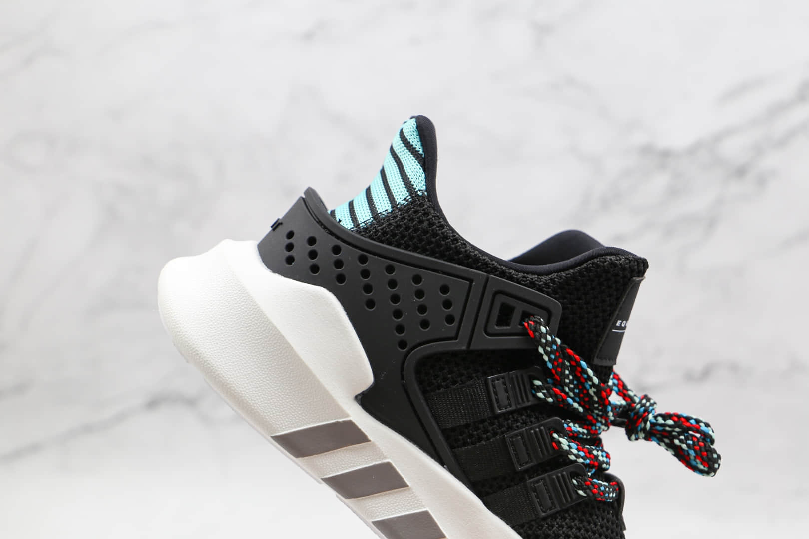 阿迪达斯Adidas EQT BASK ADV纯原版本三叶草支撑者系列黑绿色EQT慢跑鞋原楦头纸板打造 货号:CQ2993