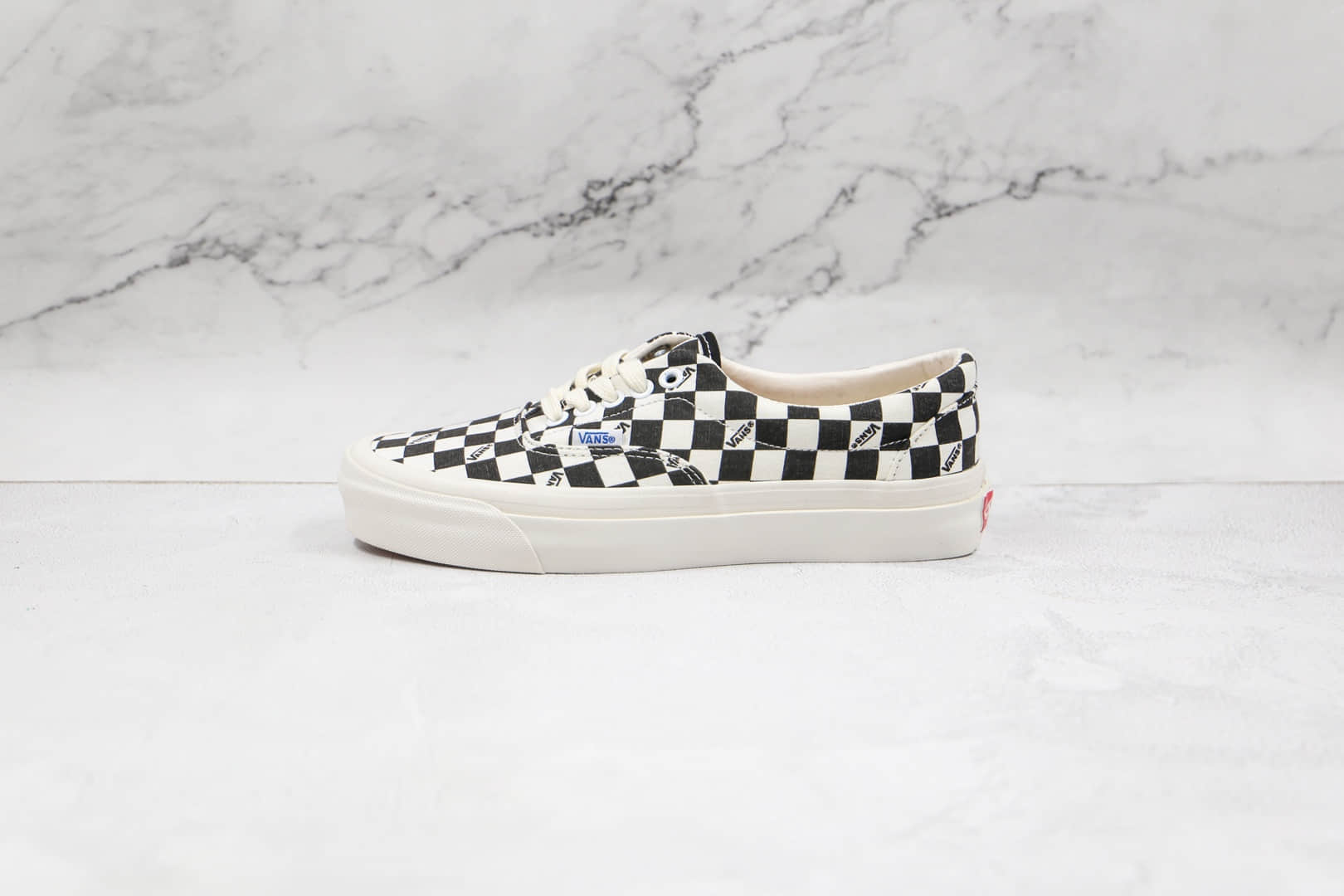 万斯Vans Vaul OG Era LX公司级版本低帮黑色棋盘格硫化帆布鞋原厂硫化大底 (ID:66783) - 图片1