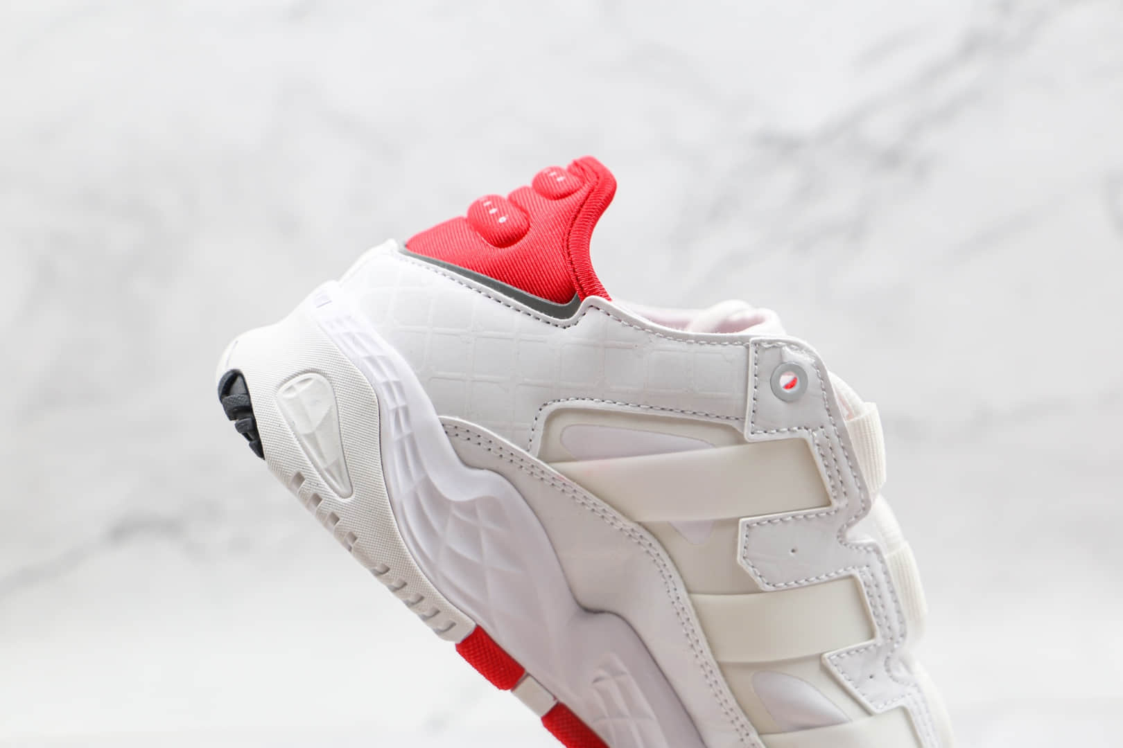 阿迪达斯Adidas Originals Niteball纯原版本街球系列白红色篮球鞋原楦头纸板打造 货号:H67539