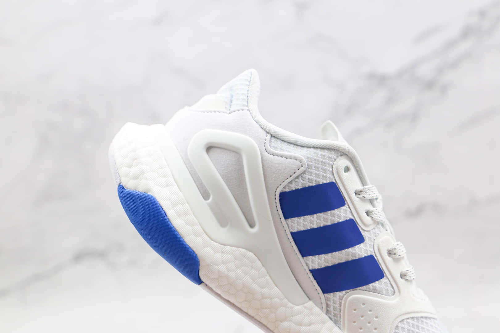 阿迪达斯Adidas Day Jogger 2020 Boost纯原版本夜行者二代白蓝色网面爆米花跑鞋原楦头纸板打造 货号:FW3021