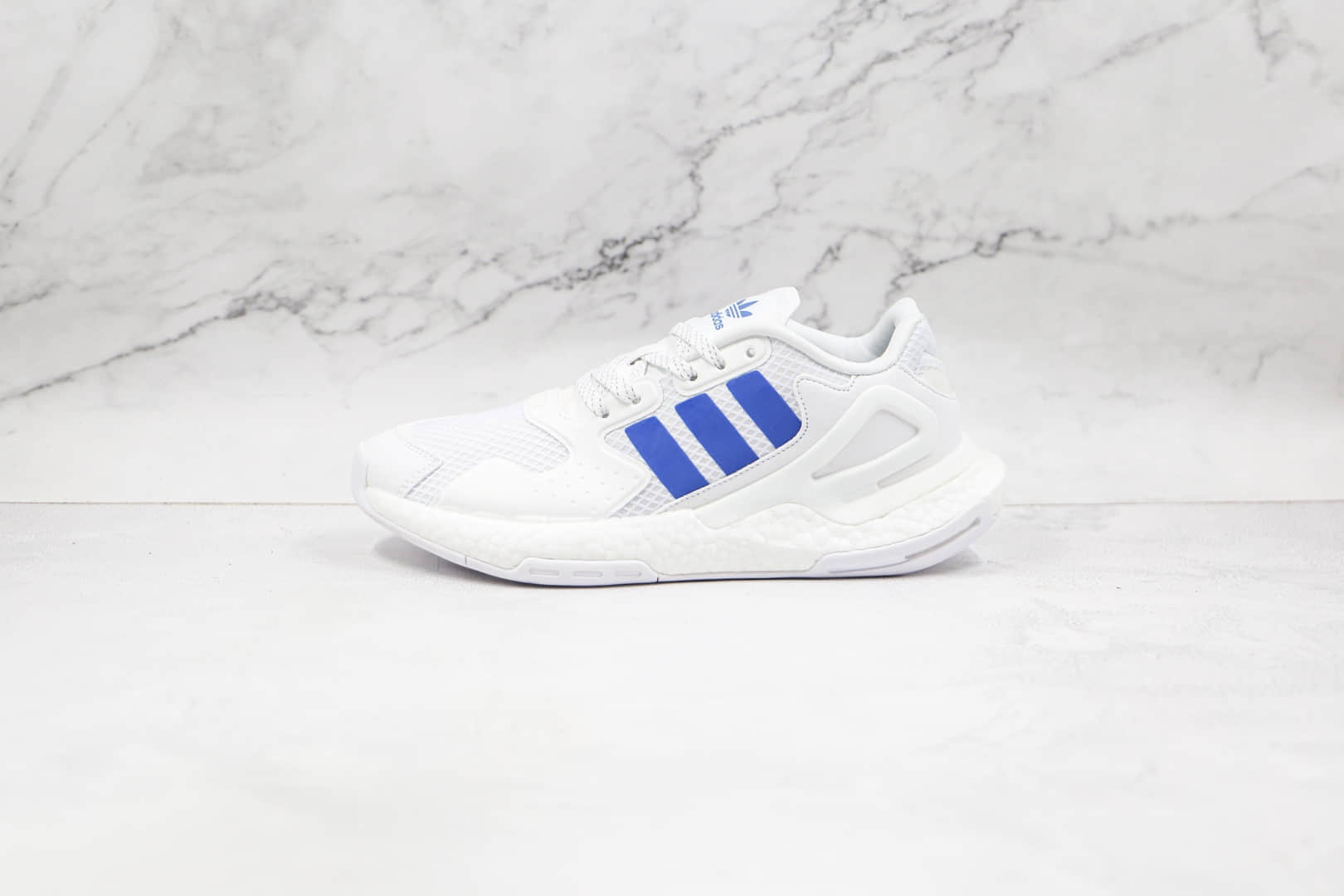 阿迪达斯Adidas Day Jogger 2020 Boost纯原版本夜行者二代白蓝色网面爆米花跑鞋原楦头纸板打造 货号:FW3021
