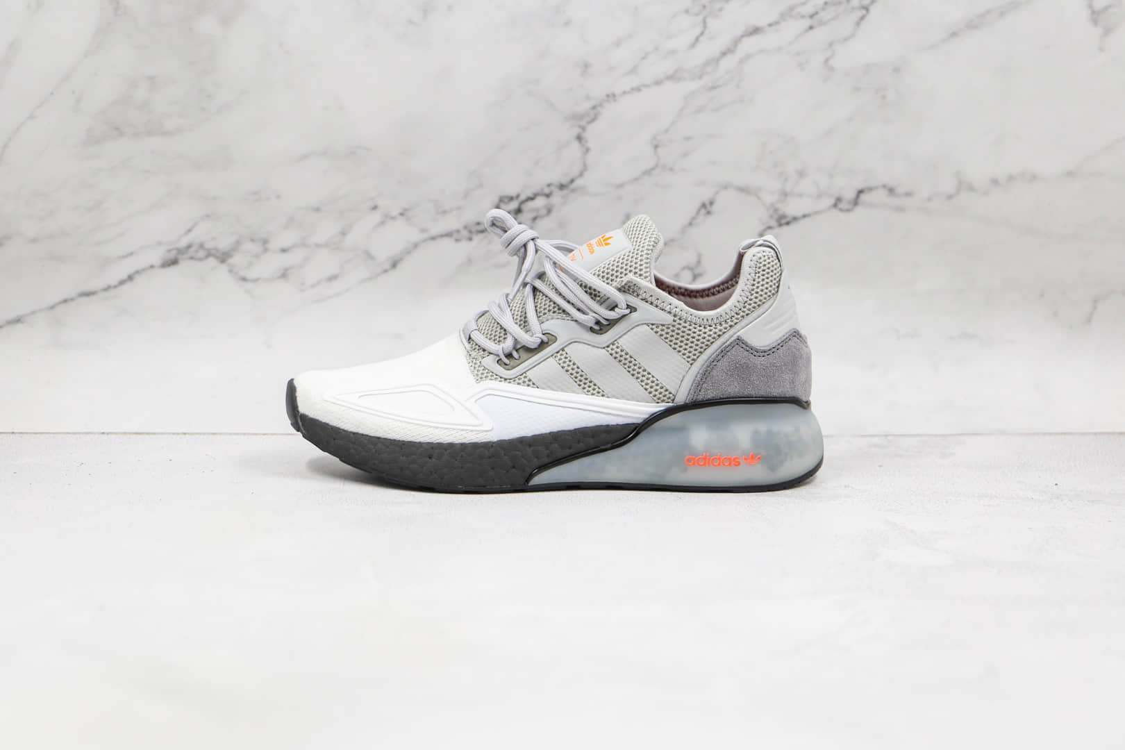 阿迪达斯Adidas ZX 2K Boost Originals纯原版本三叶草易烊千玺同款网面爆米花跑鞋原档案数据开发 (ID:68023) - 图片1