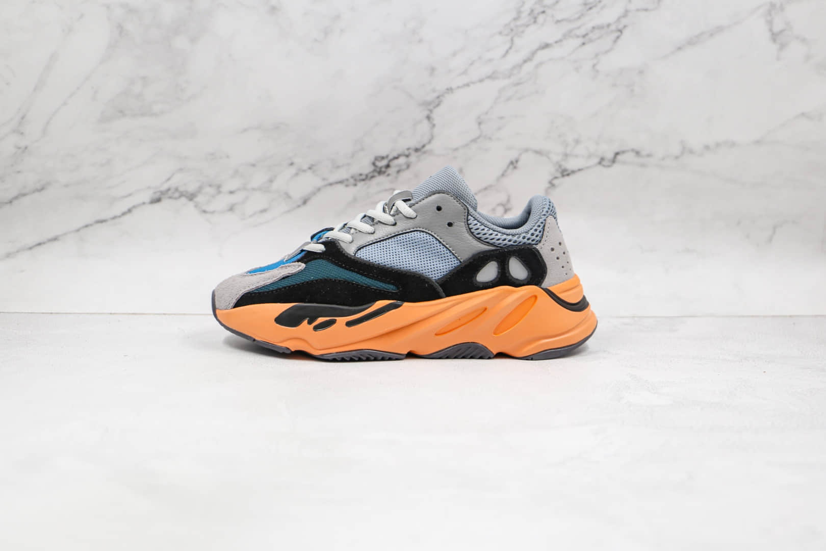 阿迪达斯Adidas Yeezy Boost 700纯原版本椰子700黑橙色爆米花老爹鞋原楦头纸板打造 货号:GW0296